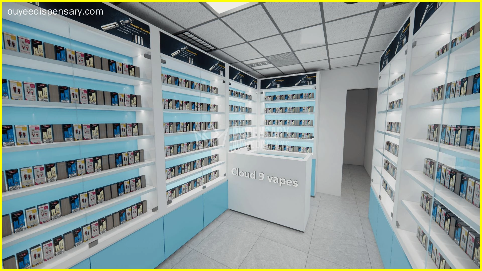 e cigarette display rack factory - Ouyee