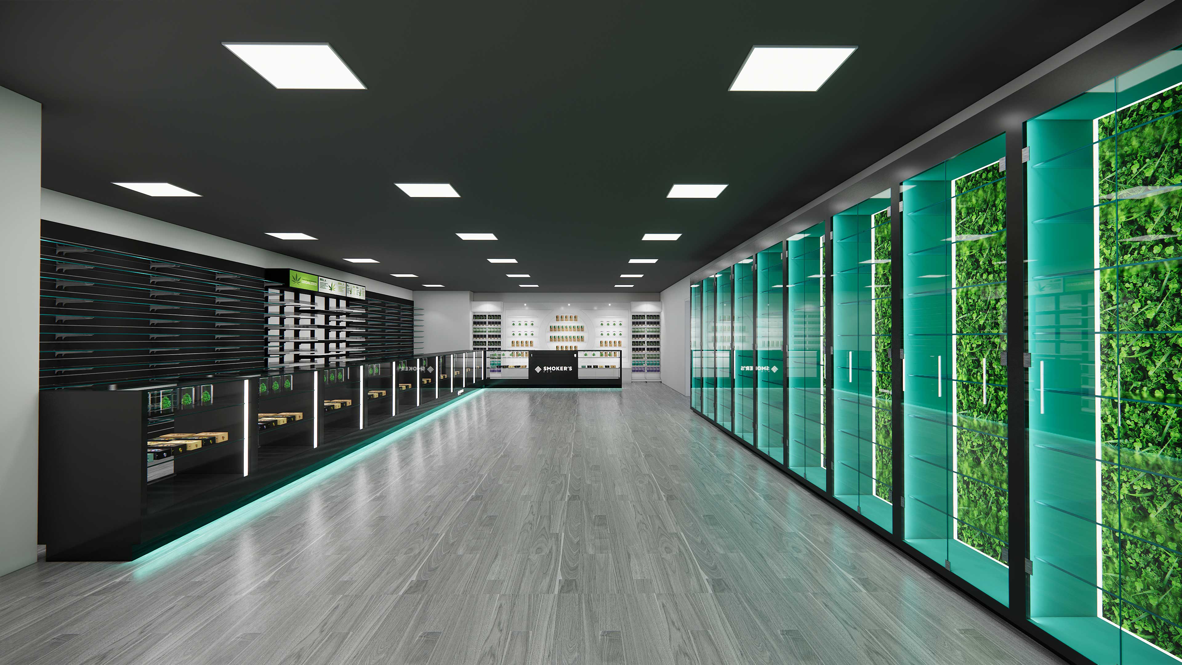 factory custom cbd product displays
