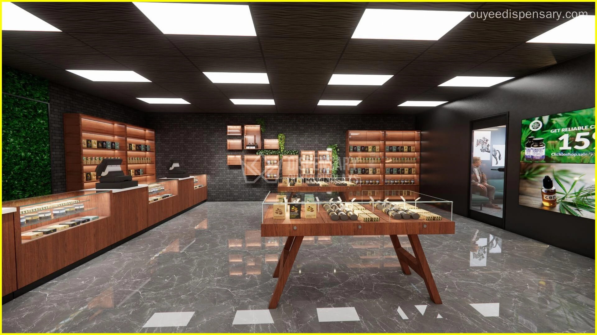 factory custom displays for smoke shop - Ouyee