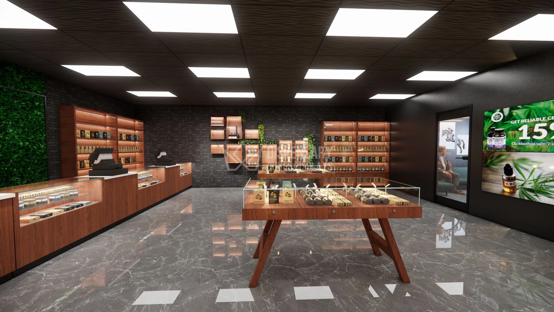 factory custom displays for smoke shop - Ouyee