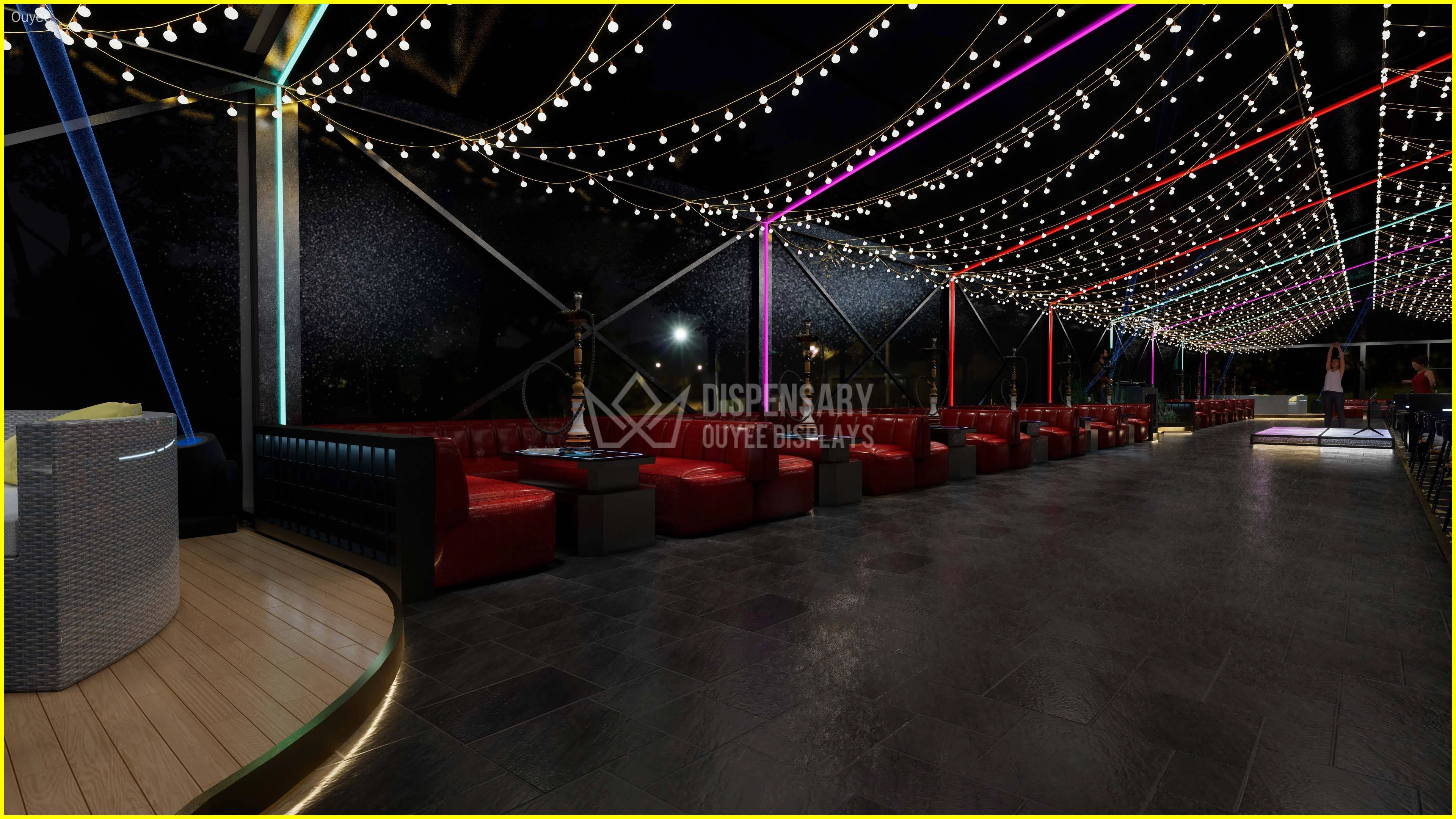 factory custom furniture for hookah lounge - Ouyee
