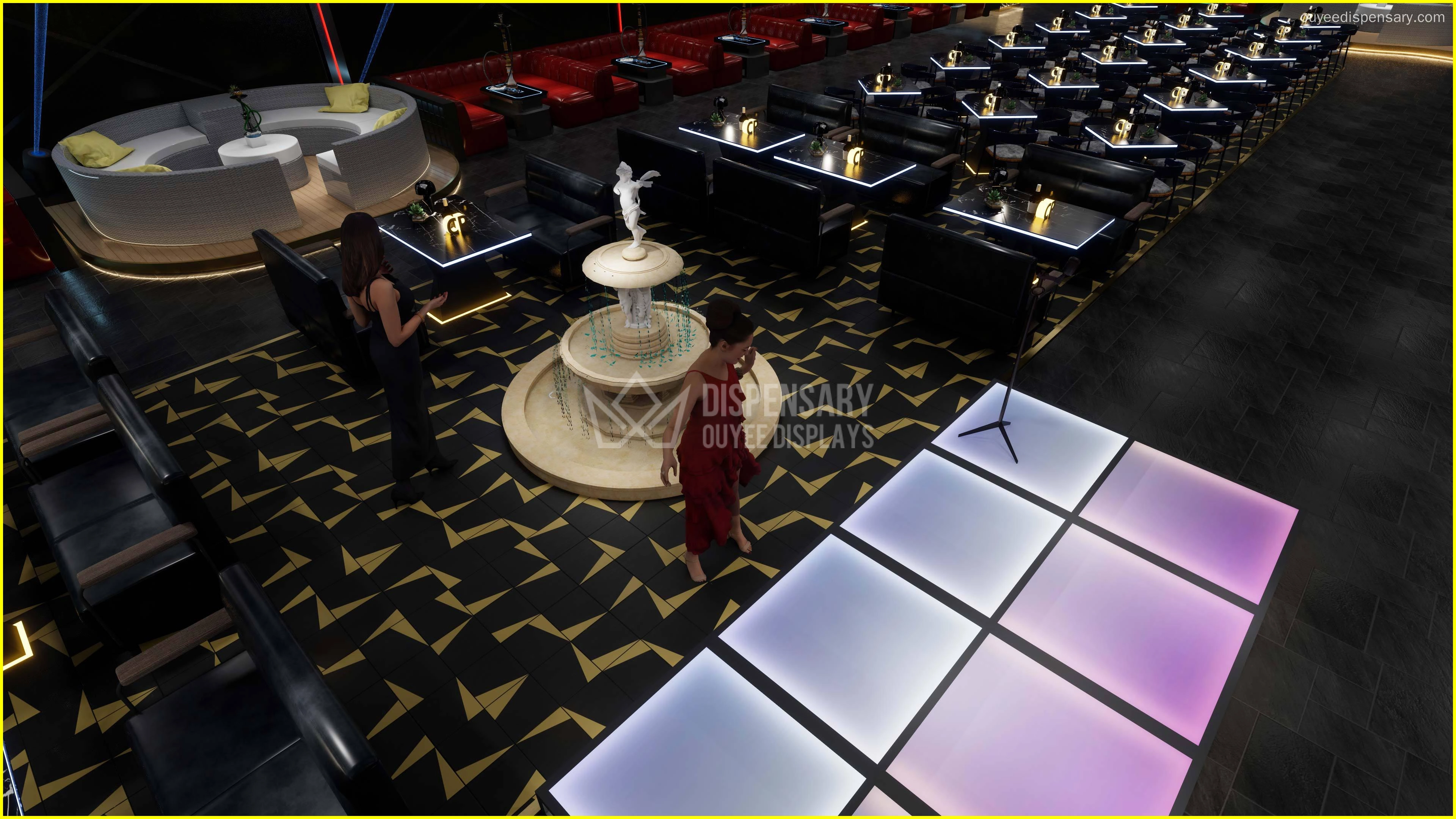 factory custom hookah lounge commercial furniture - Ouyee