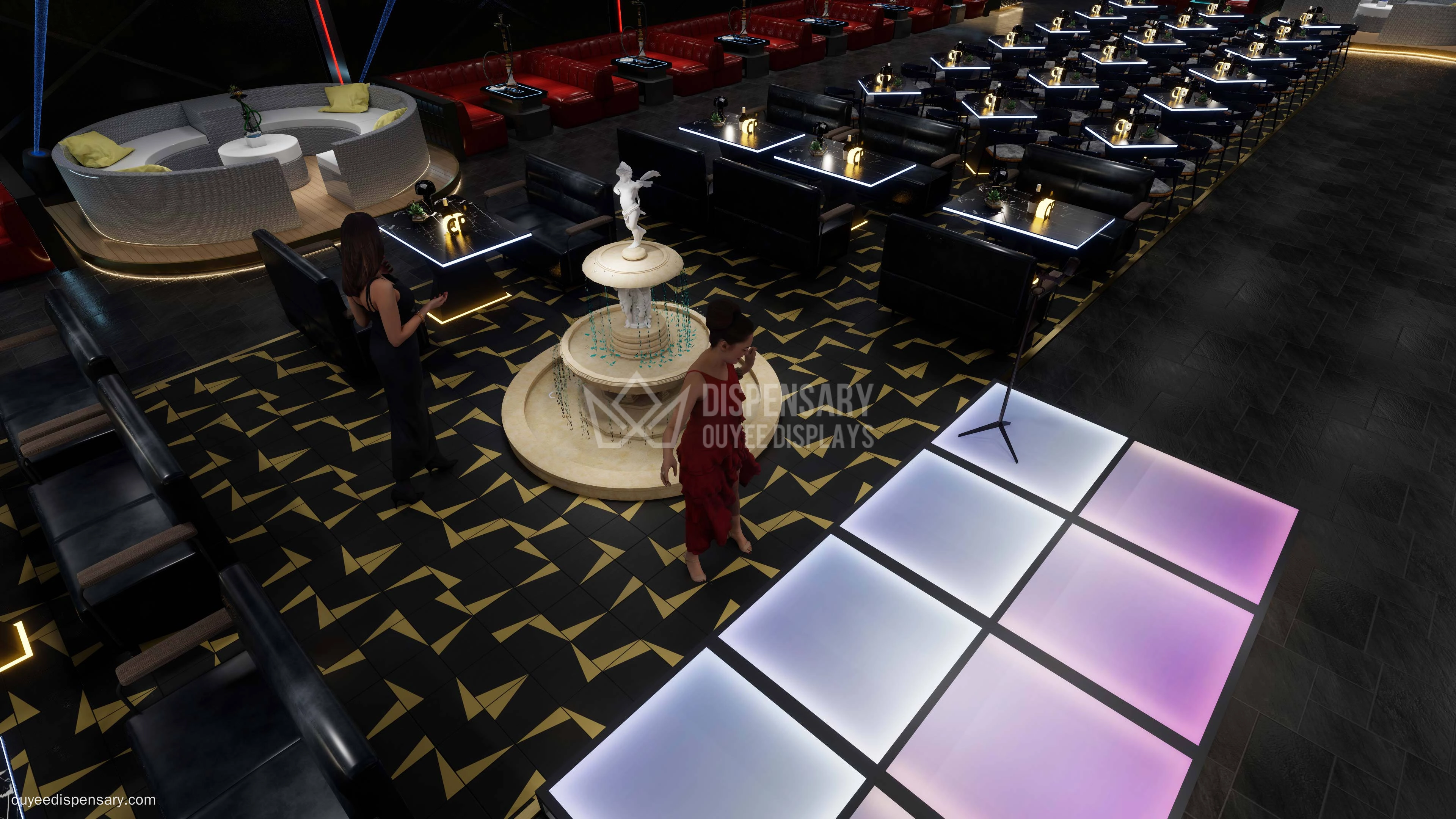 factory custom hookah lounge commercial furniture - Ouyee