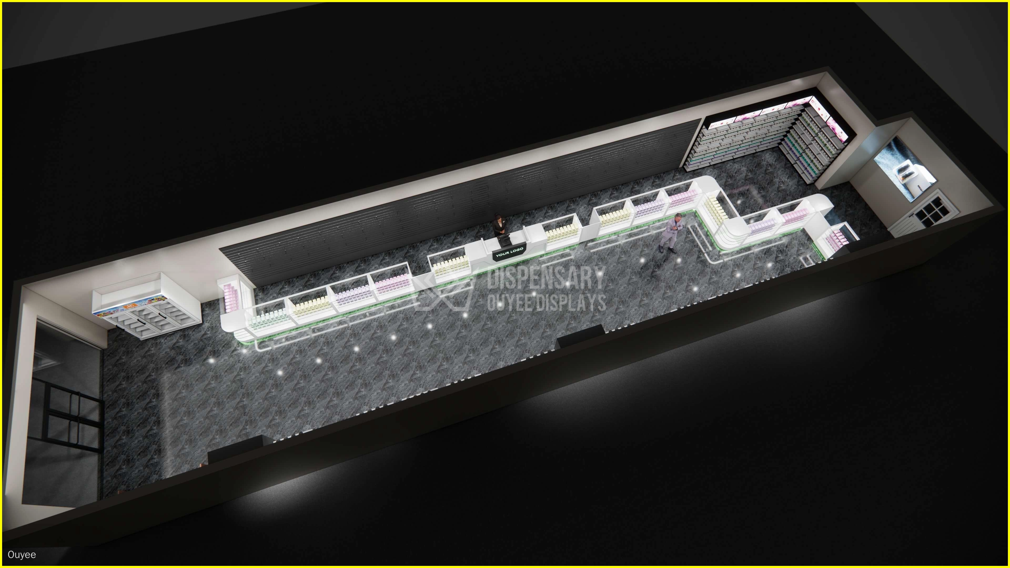 factory custom smoke shop displays - Ouyee