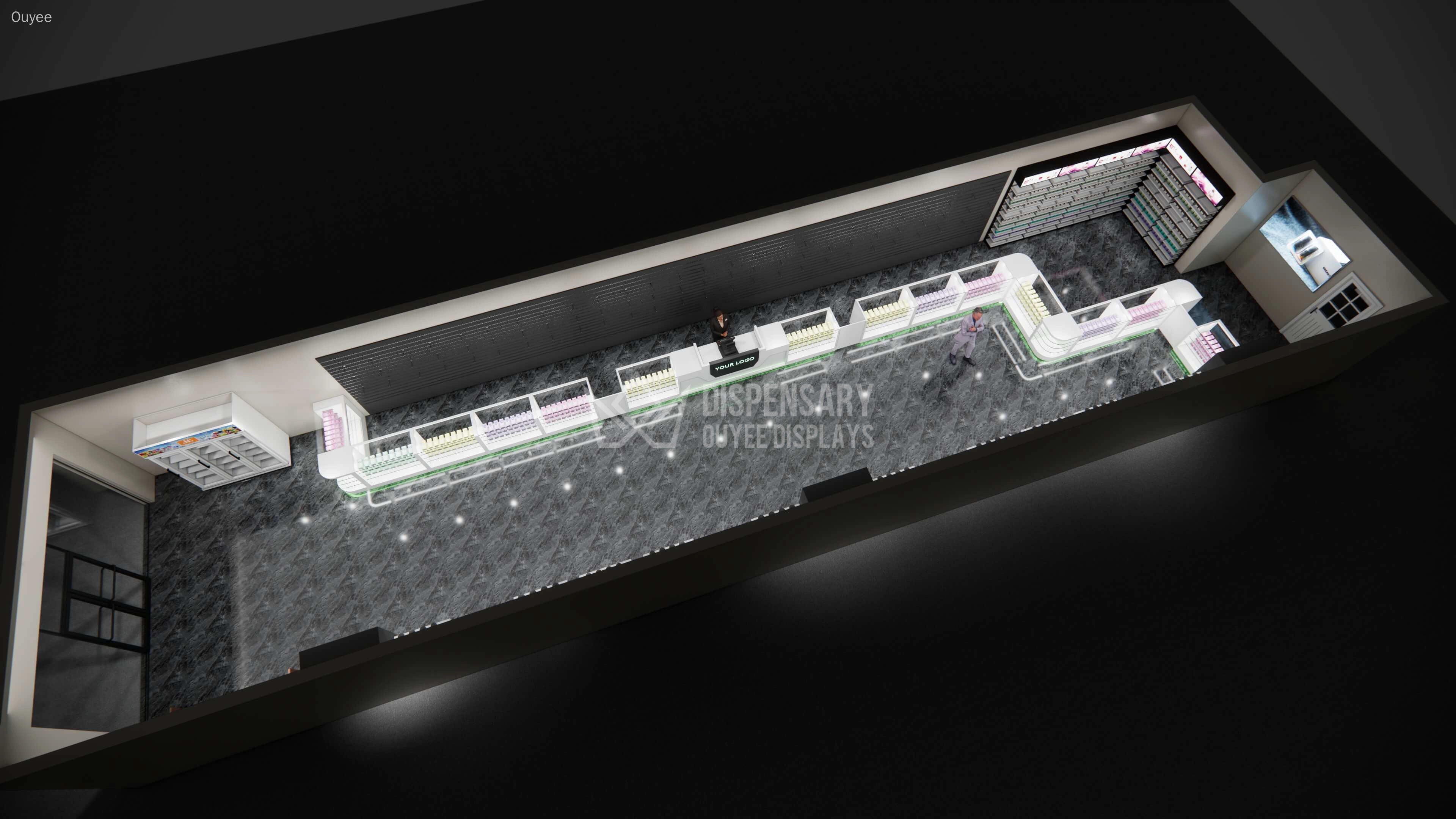 factory custom smoke shop displays - Ouyee