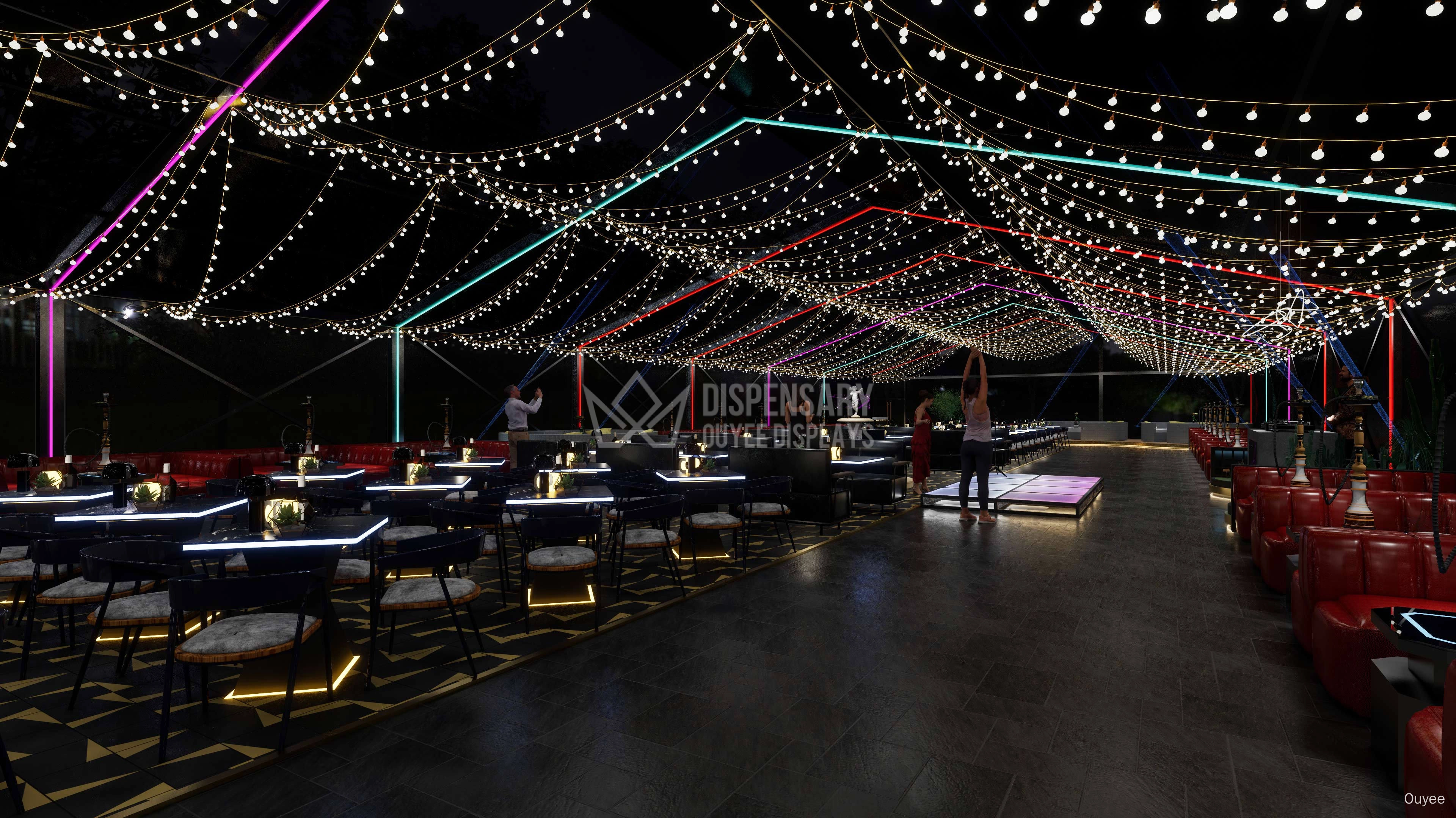 hookah lounge commercial furniture factory - Ouyee