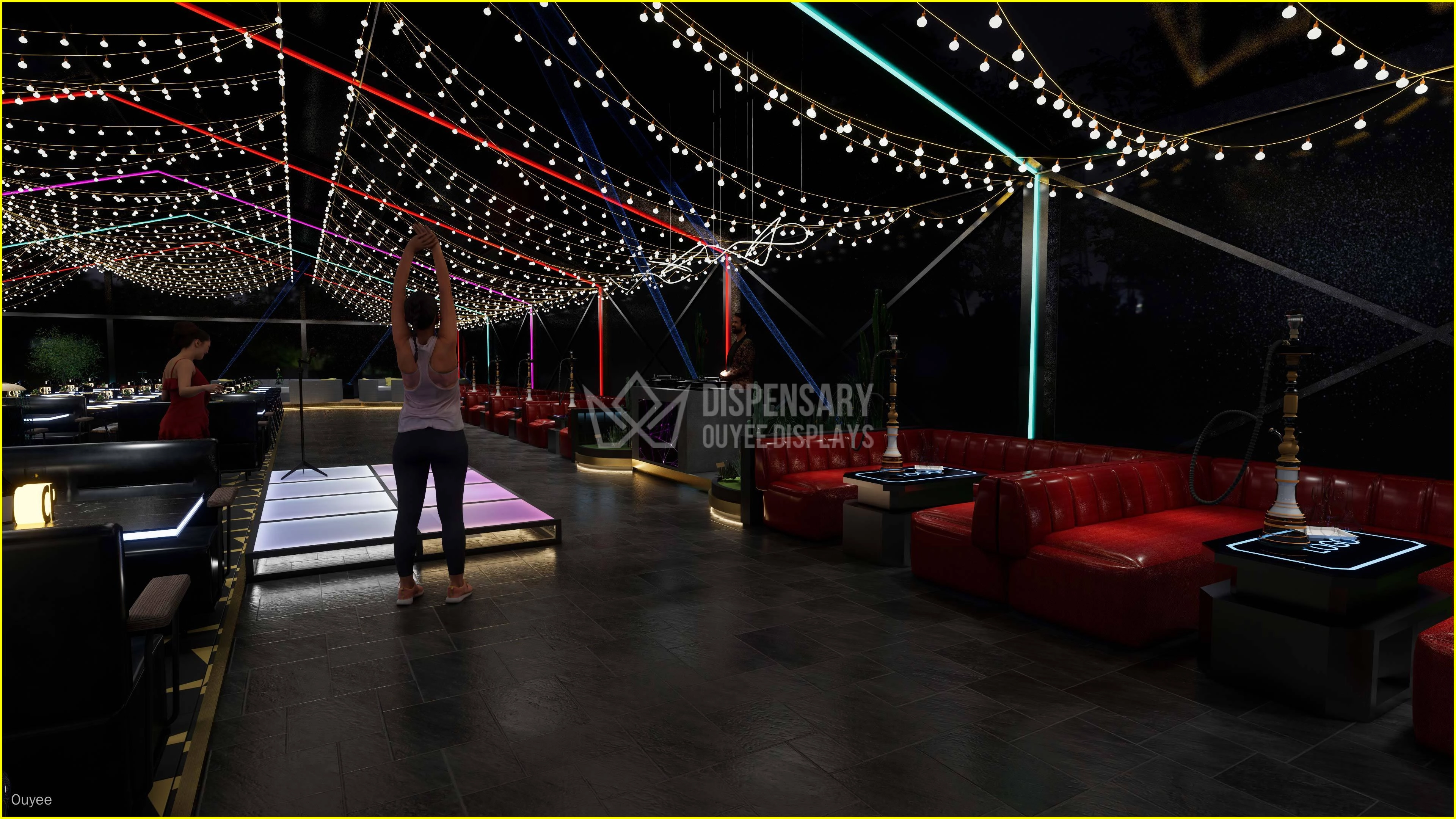 hookah lounge commercial furniture makers - Ouyee