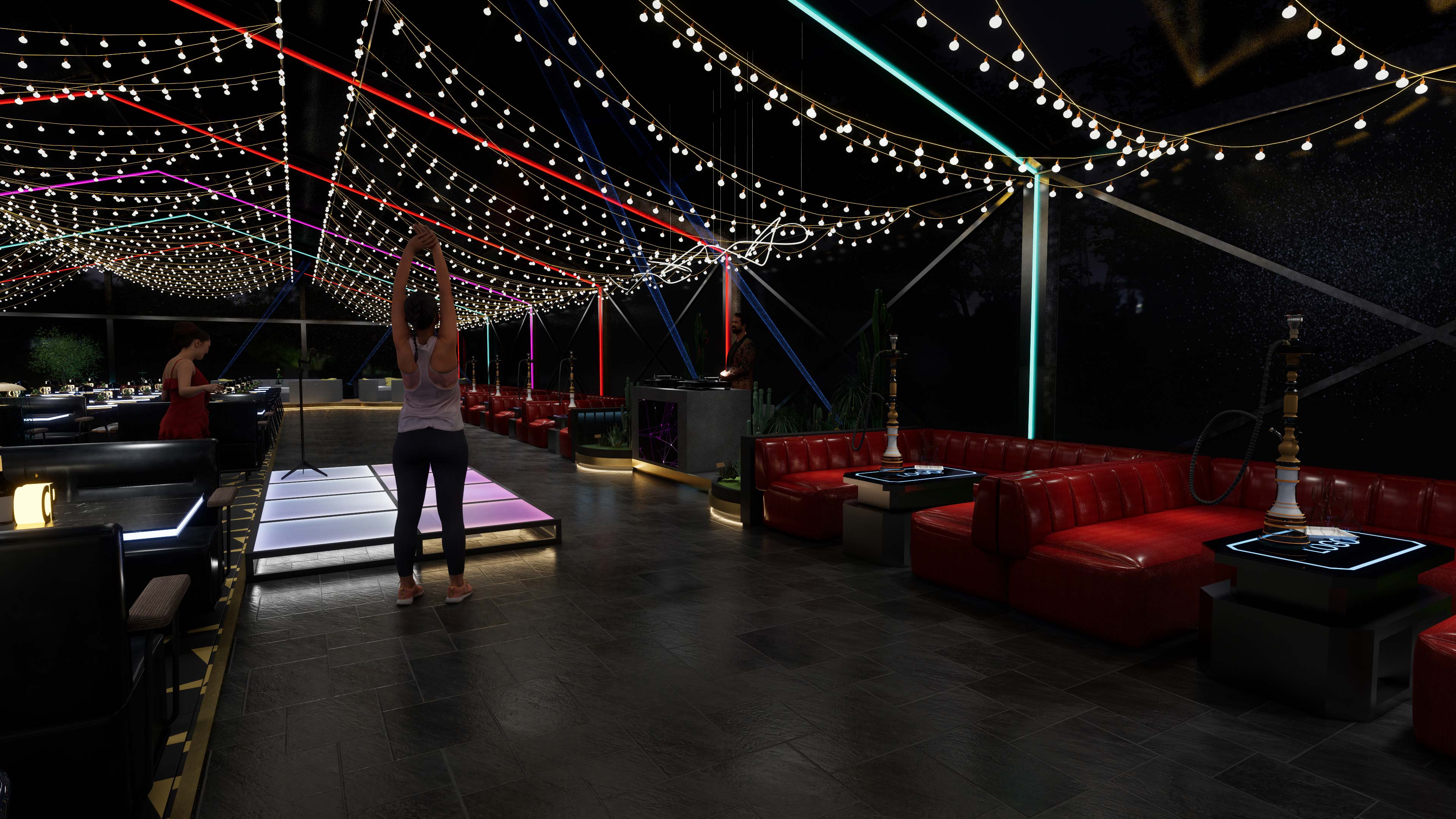 hookah lounge commercial furniture makers - Ouyee