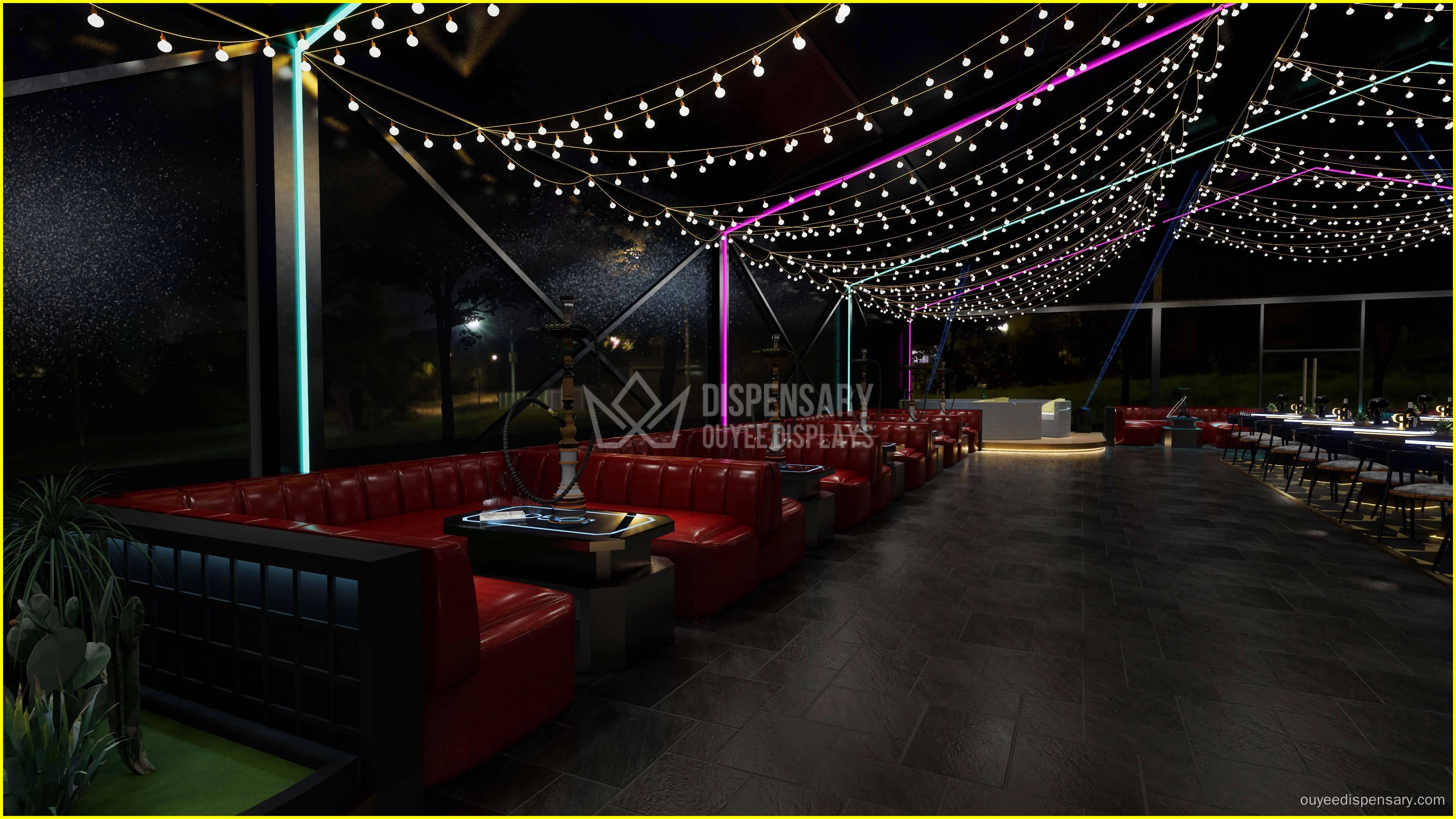 hookah lounge commercial furniture manufacturer - Ouyee