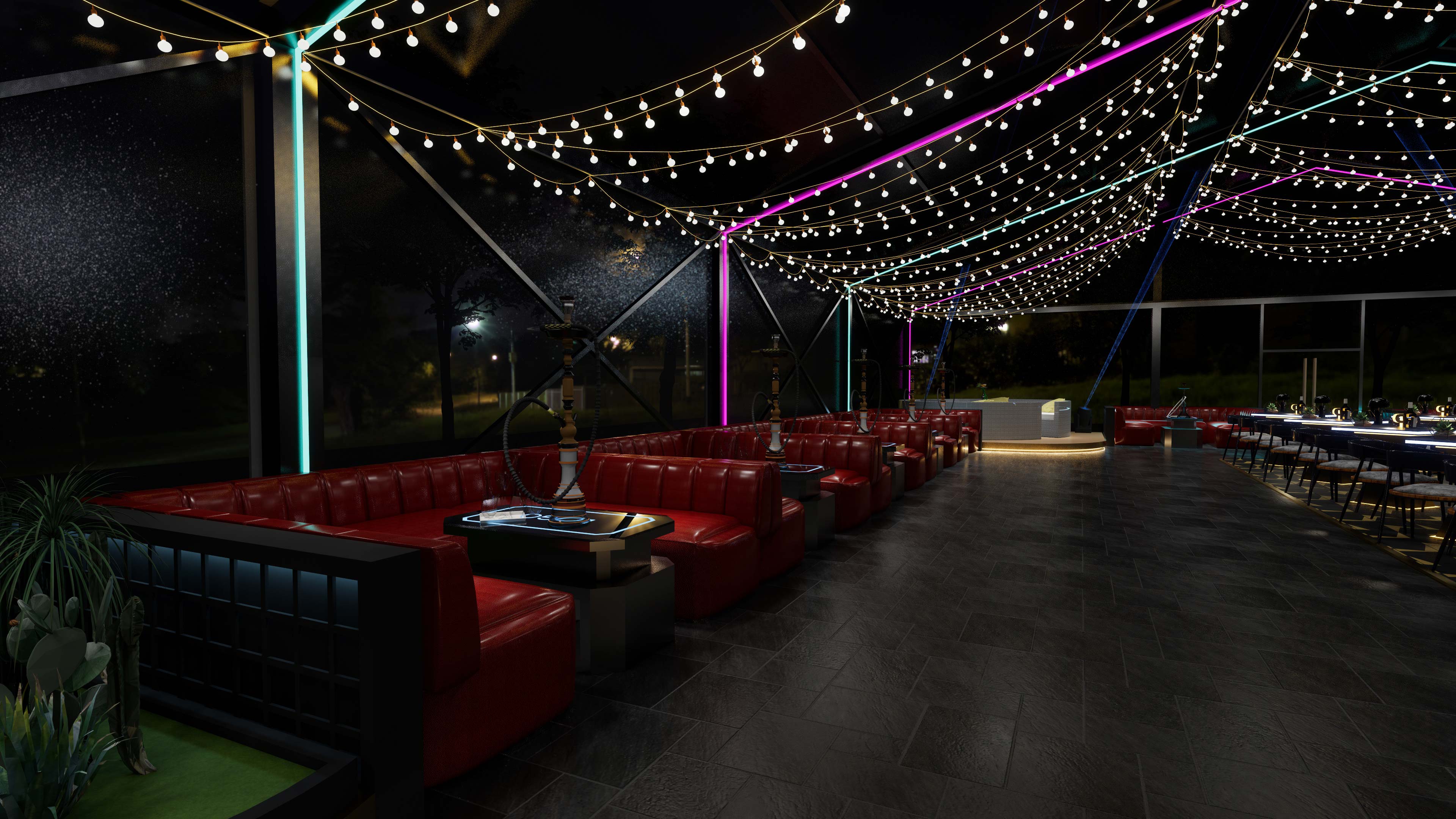 hookah lounge commercial furniture manufacturer - Ouyee