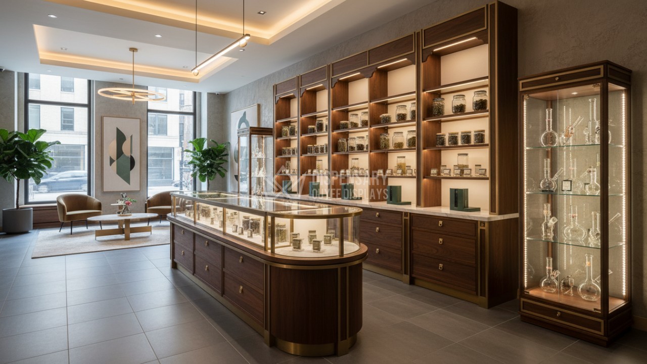 luxury dispensary fixture design