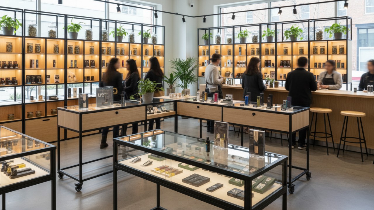 modular cannabis retail displays