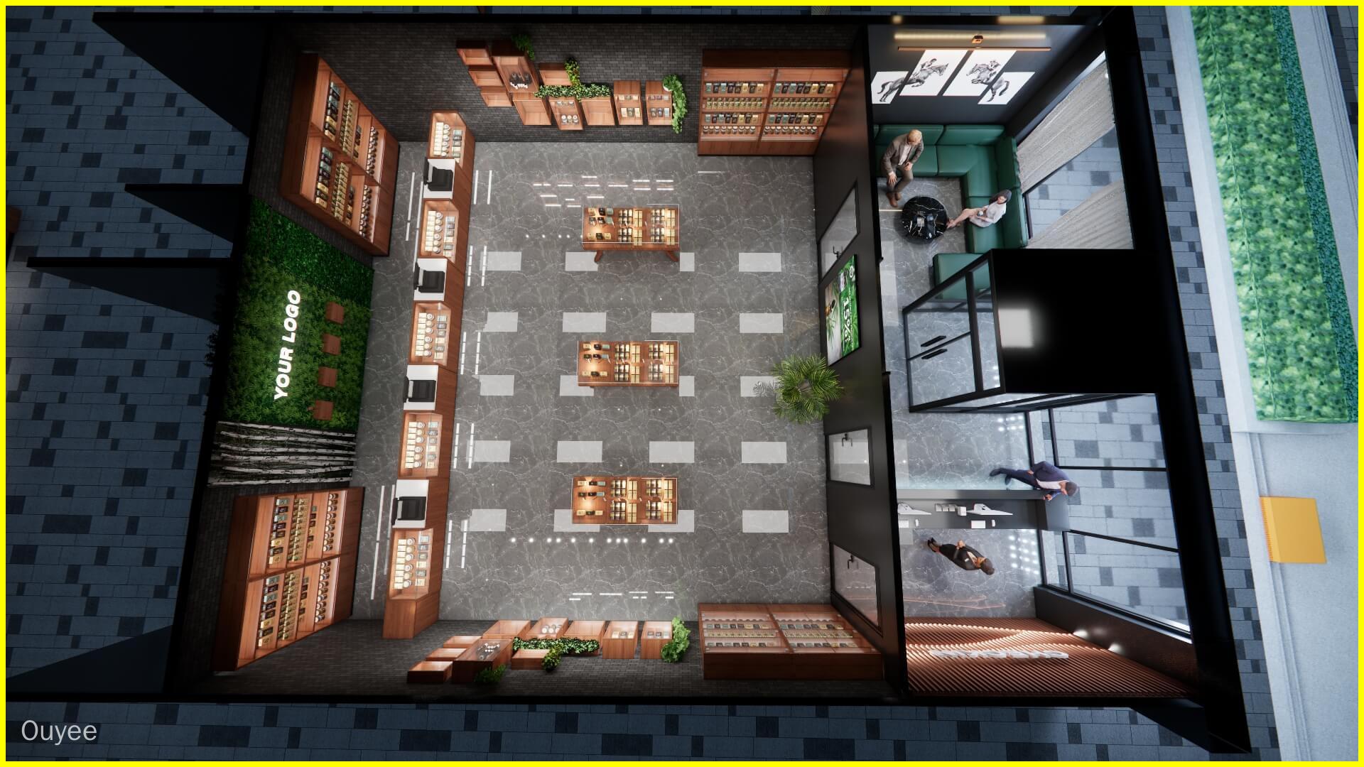 odm displays for smoke shop - Ouyee