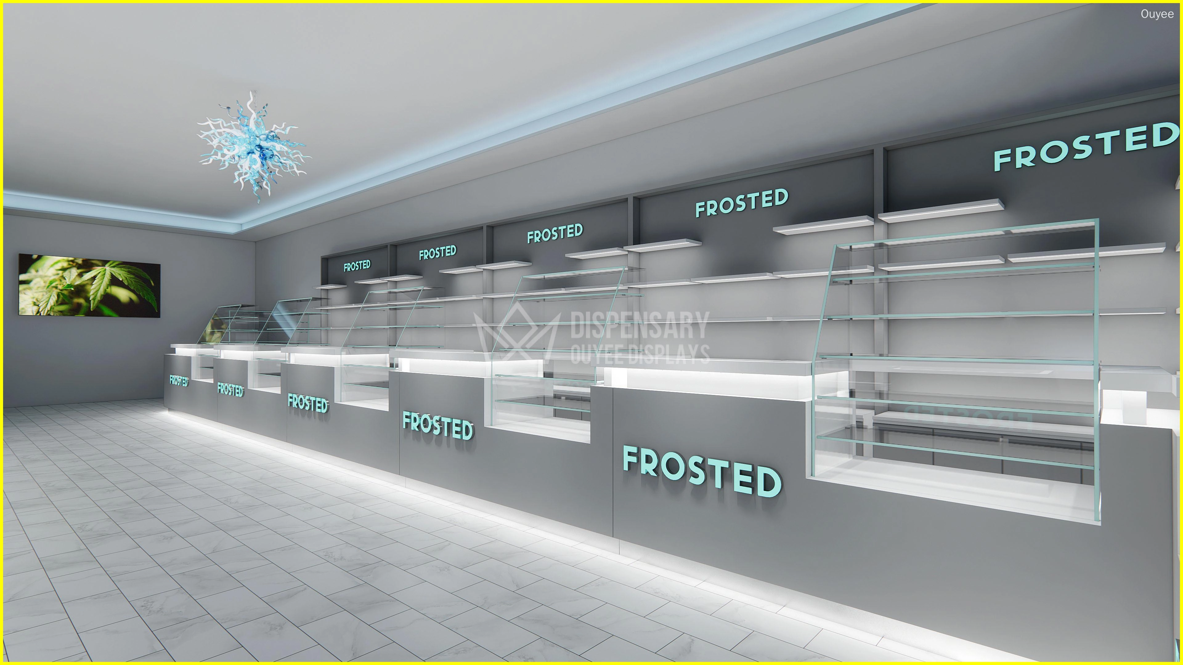 odm good display of smoke shop - Ouyee