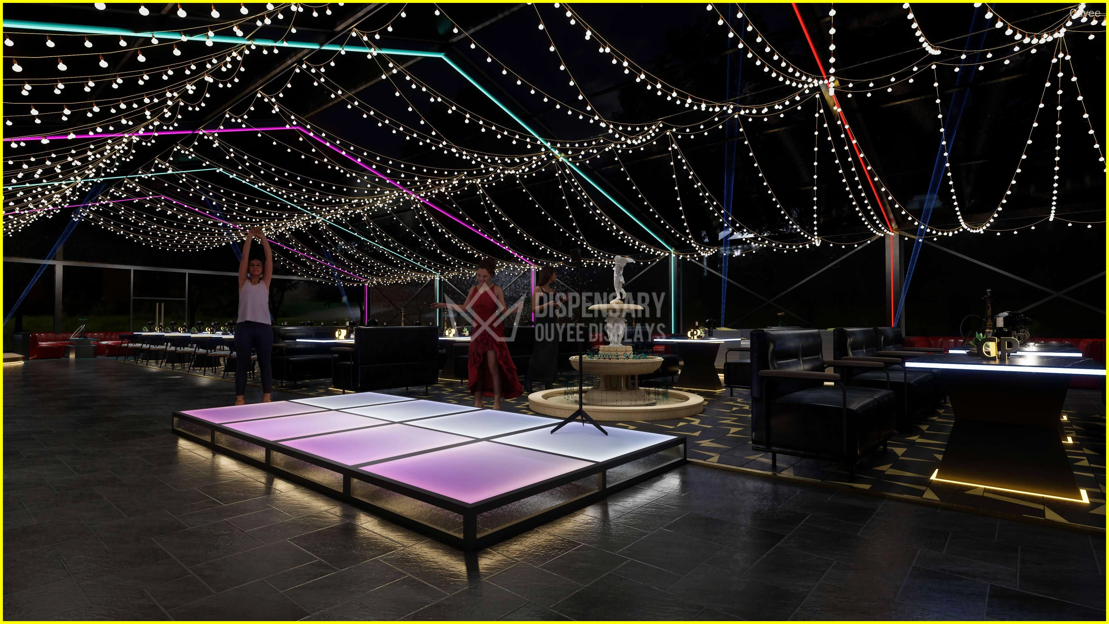 odm hookah lounge commercial furniture - Ouyee