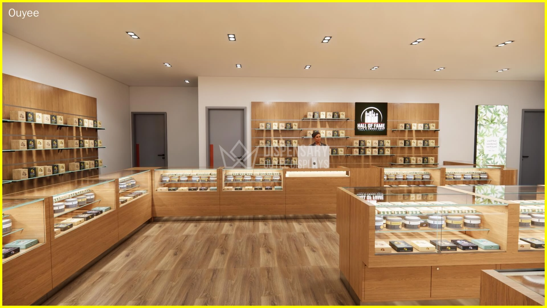 odm showcases for smoke shop - Ouyee