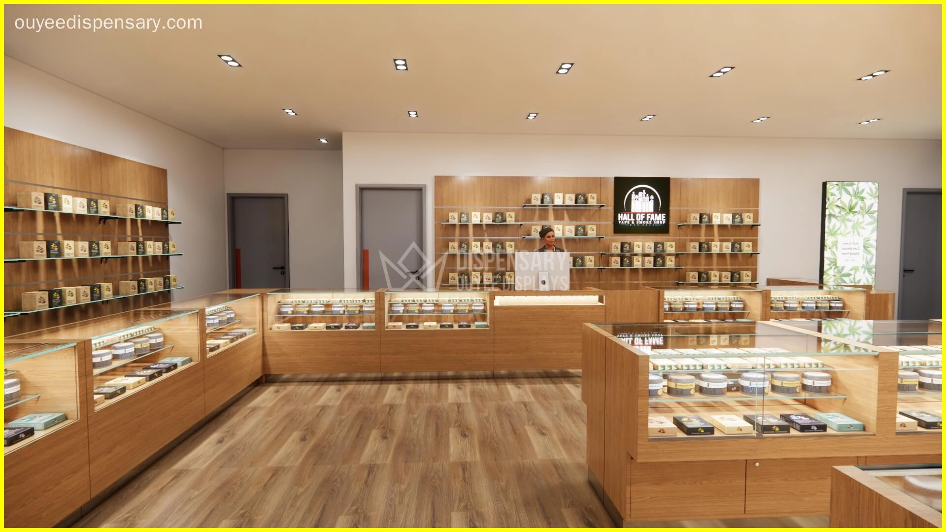 odm showcases for smoke shop - Ouyee