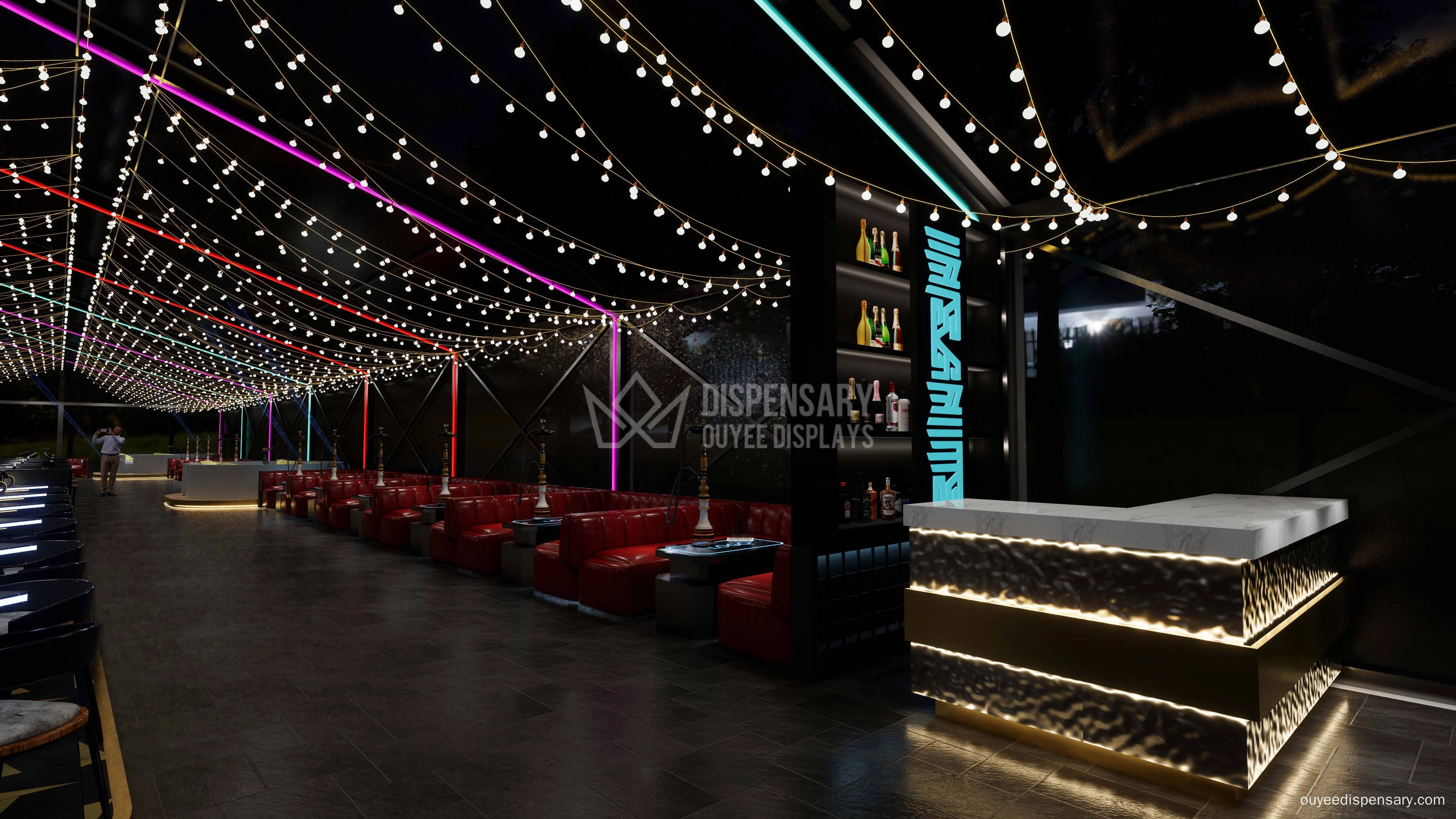 oem furniture for hookah lounge - Ouyee