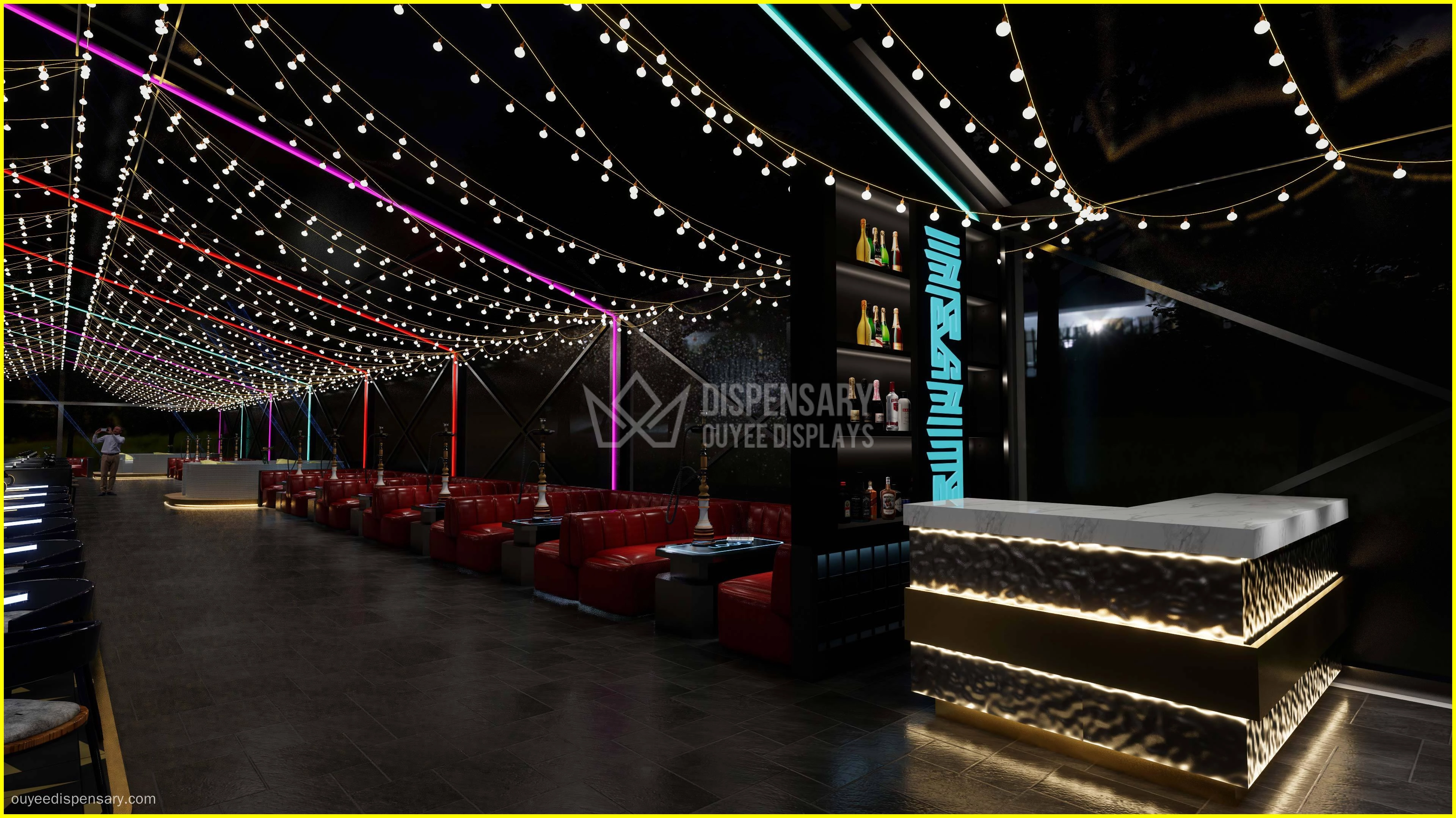 oem furniture for hookah lounge - Ouyee