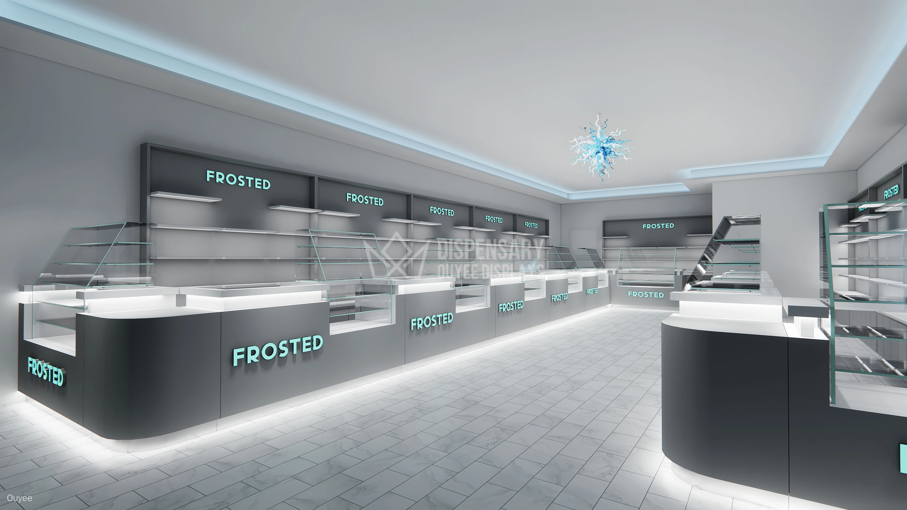 oem good display of smoke shop - Ouyee