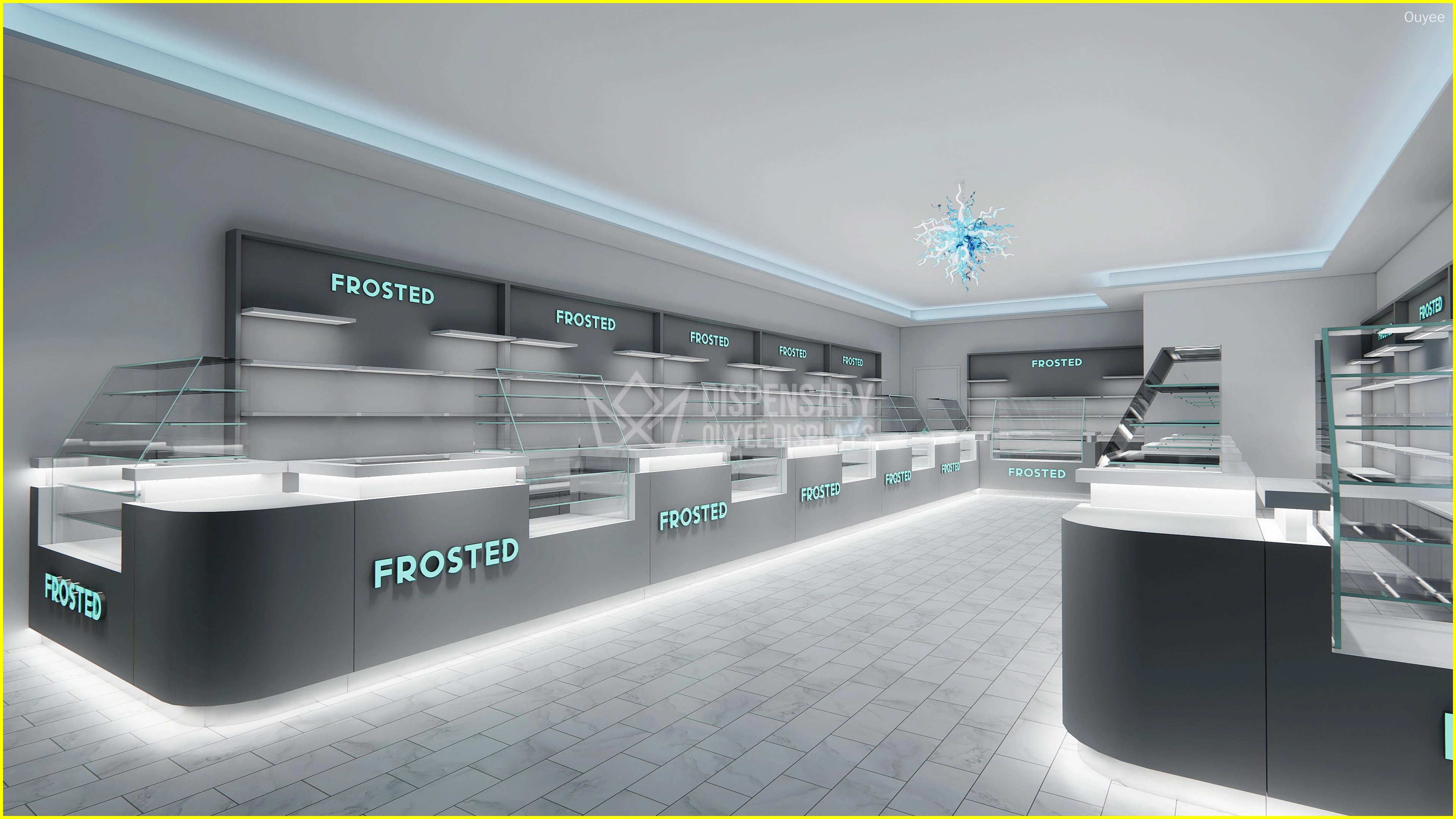 oem good display of smoke shop - Ouyee