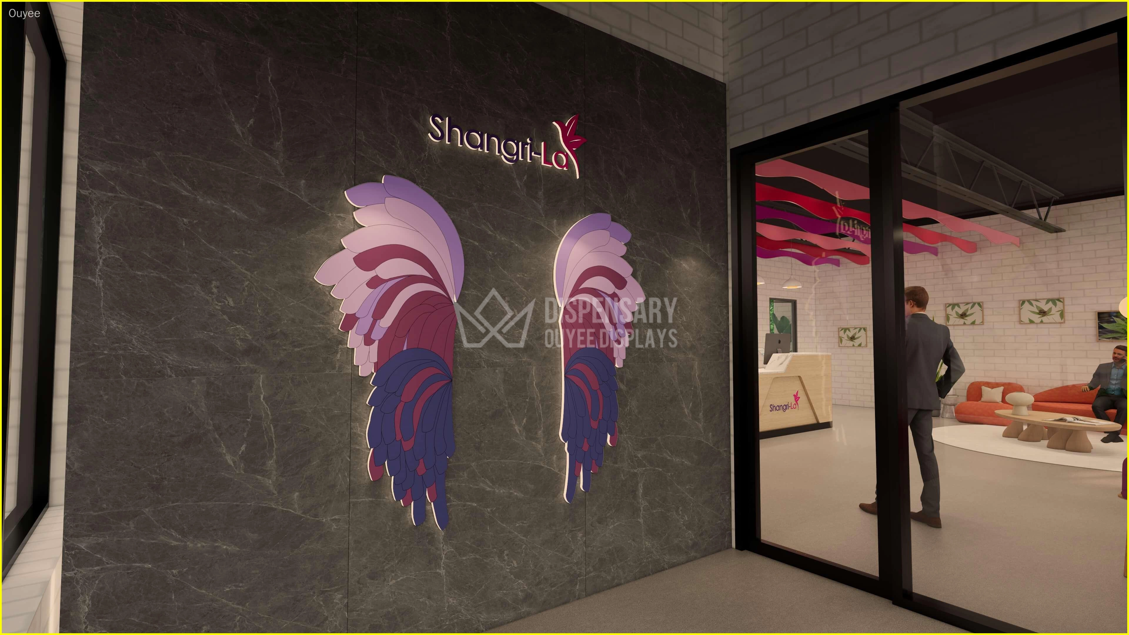 oem pipe tobacco display smoke shop - Ouyee