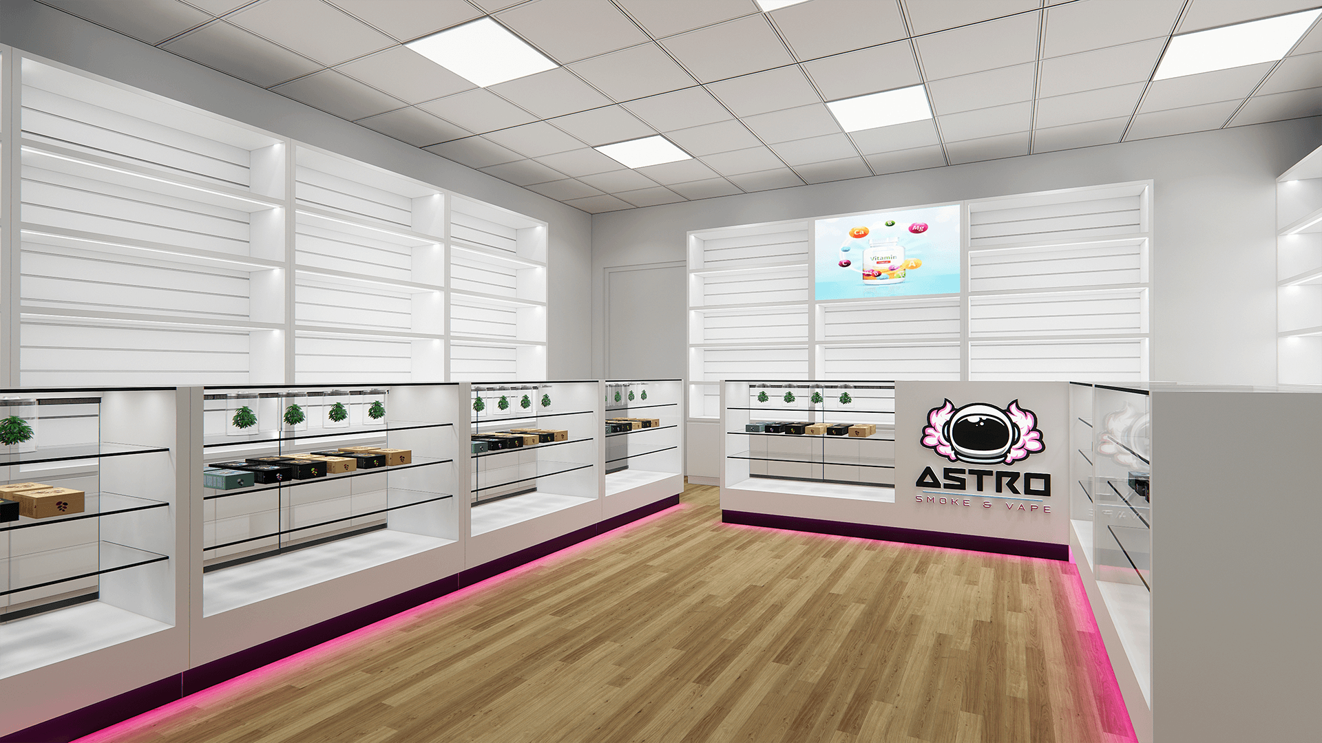 Ouyee Dispensary Displays cannabis display cases  (13)