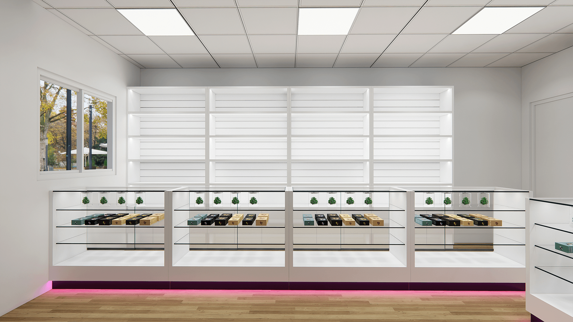 Ouyee Dispensary Displays cannabis display cases  (9) - Ouyee