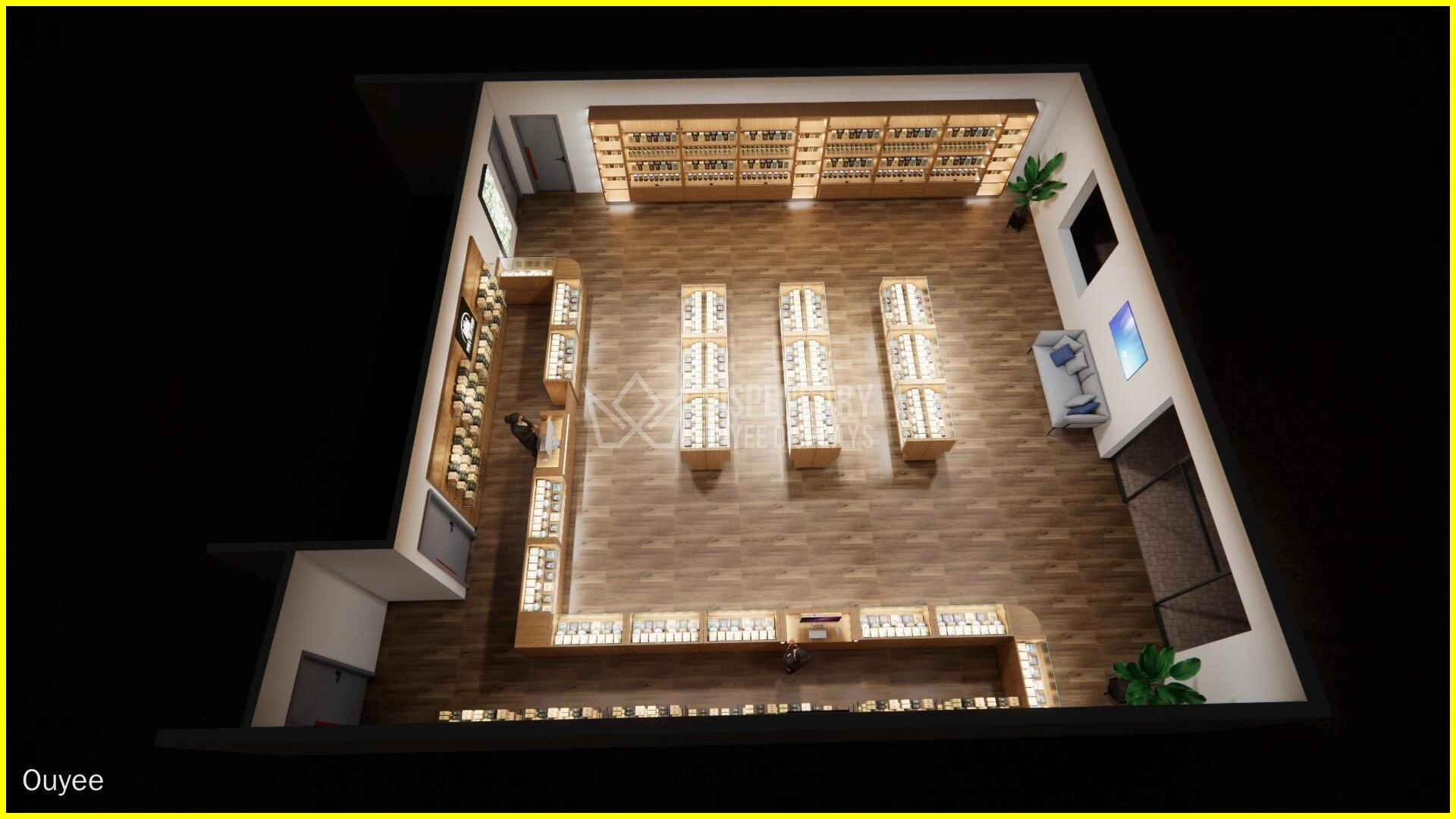 premium showcases for smoke shop - Ouyee