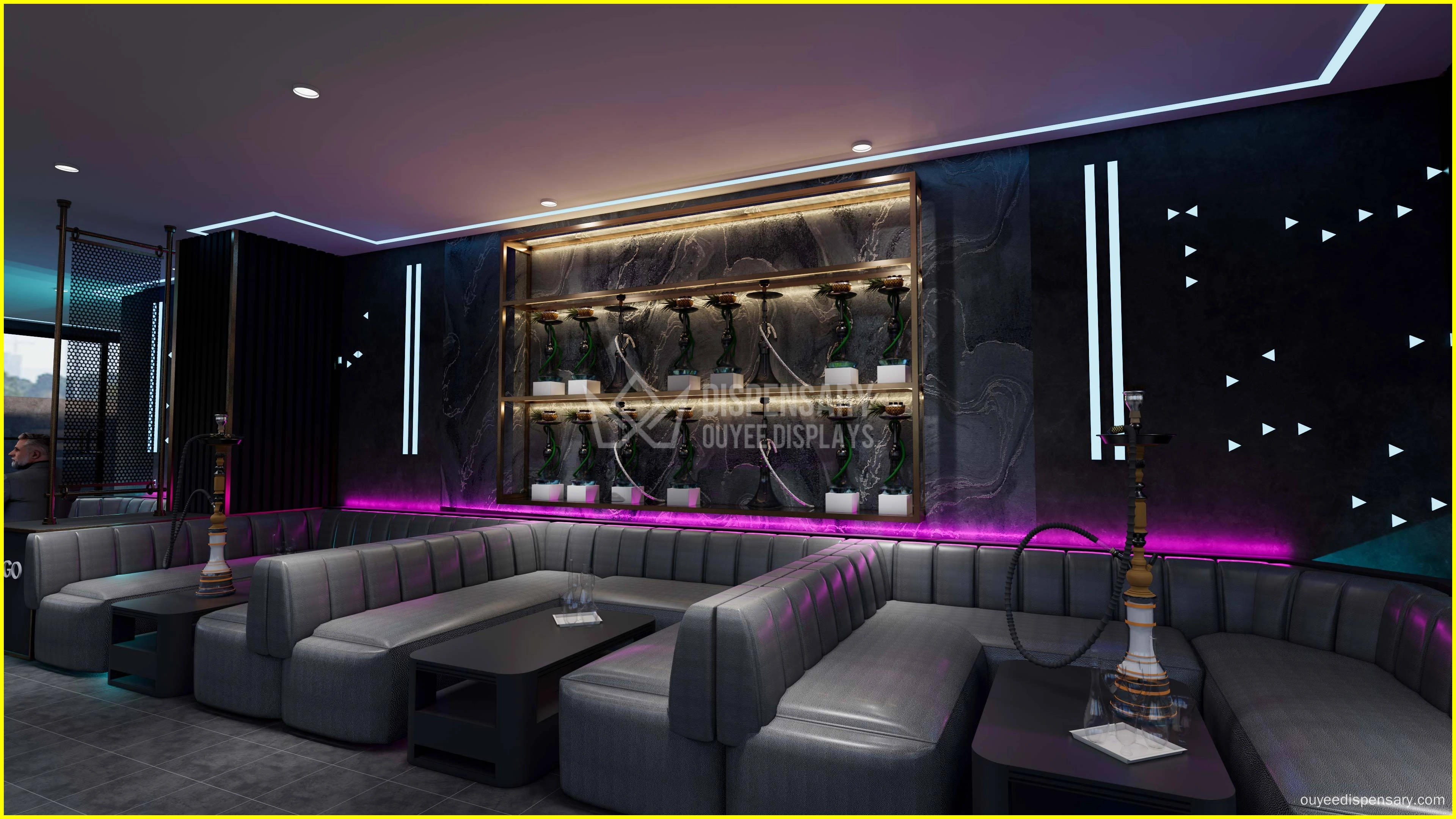 professional custom hookah lounge furniture for sale - Ouyee