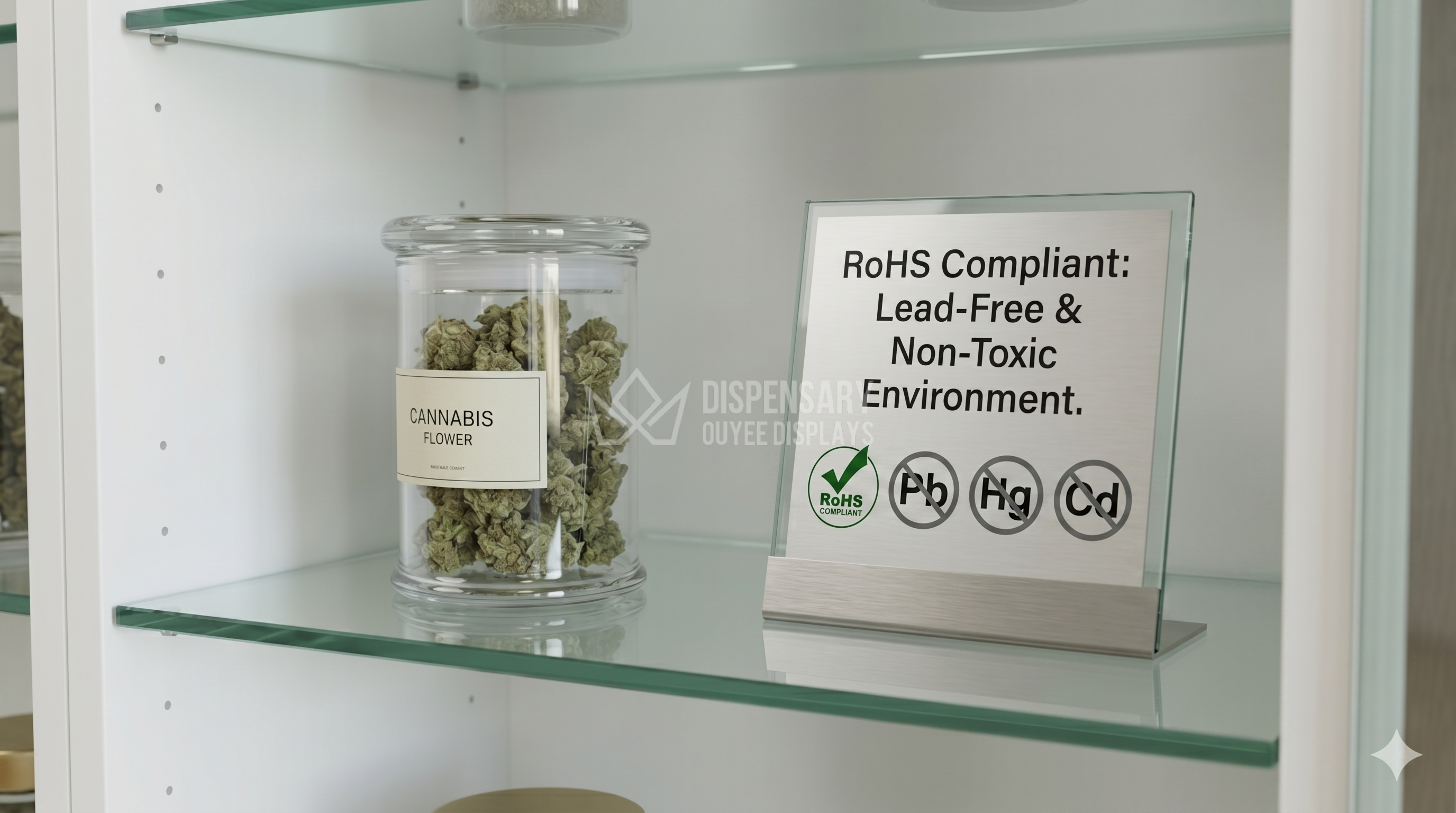 RoHS compliant pharmacy display RoHS compliant pharmacy display