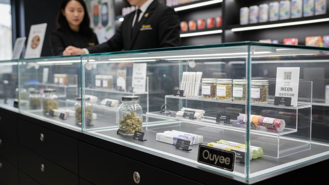 Secure Cannabis Displays - Ouyee
