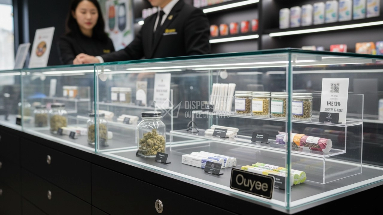 Indica Display Cannabis Display Cases | Ouyee Dispensary Displays