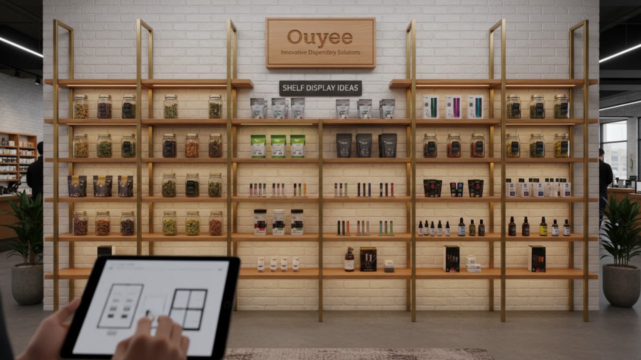 shelf dispensary display ideas - Ouyee