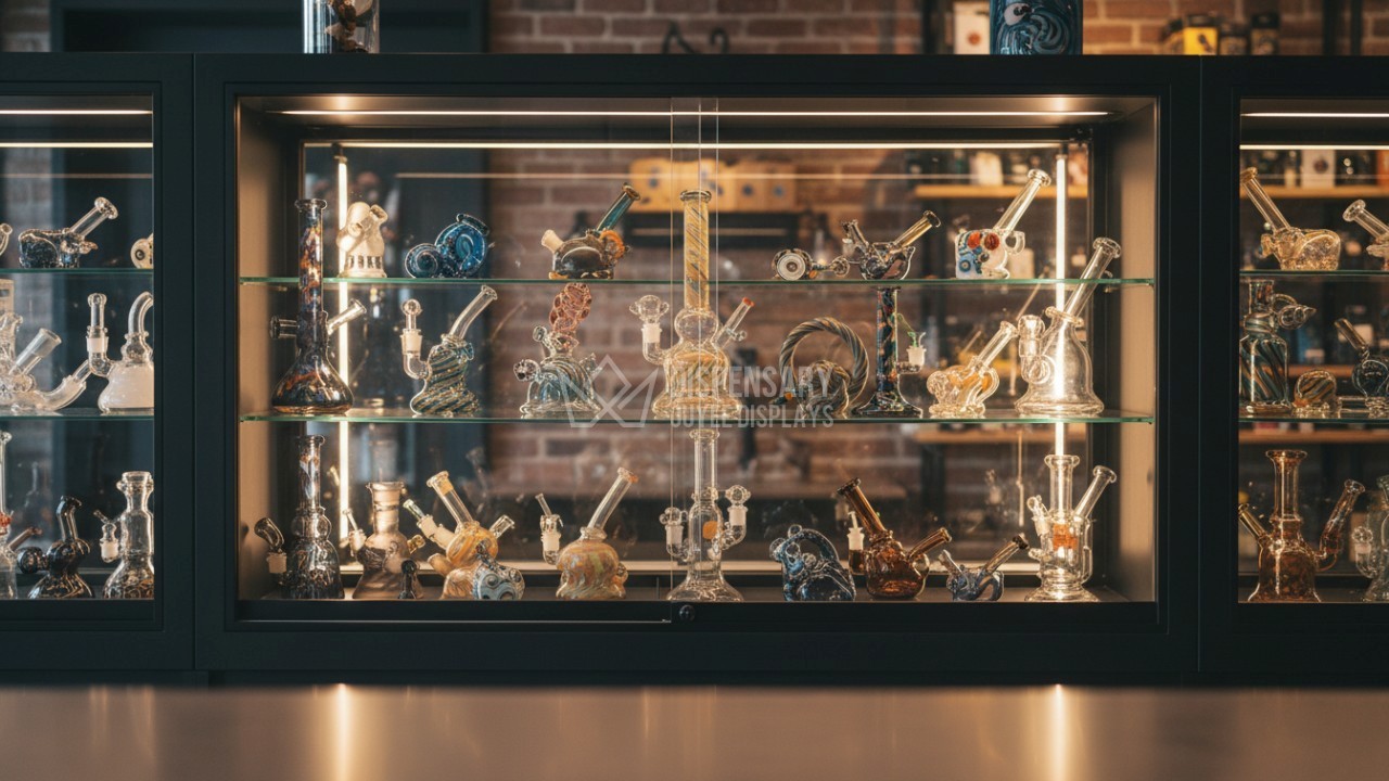 smoke shop glass display showcase smoke shop glass display showcase