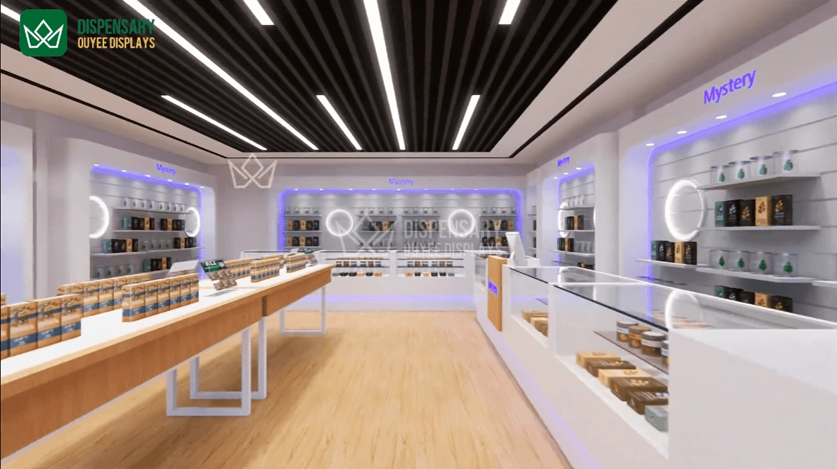 tobacco-shop-cannabis-dispensary-retail-display-counters - Ouyee tobacco shop cannabis dispensary retail display counters - Ouyee