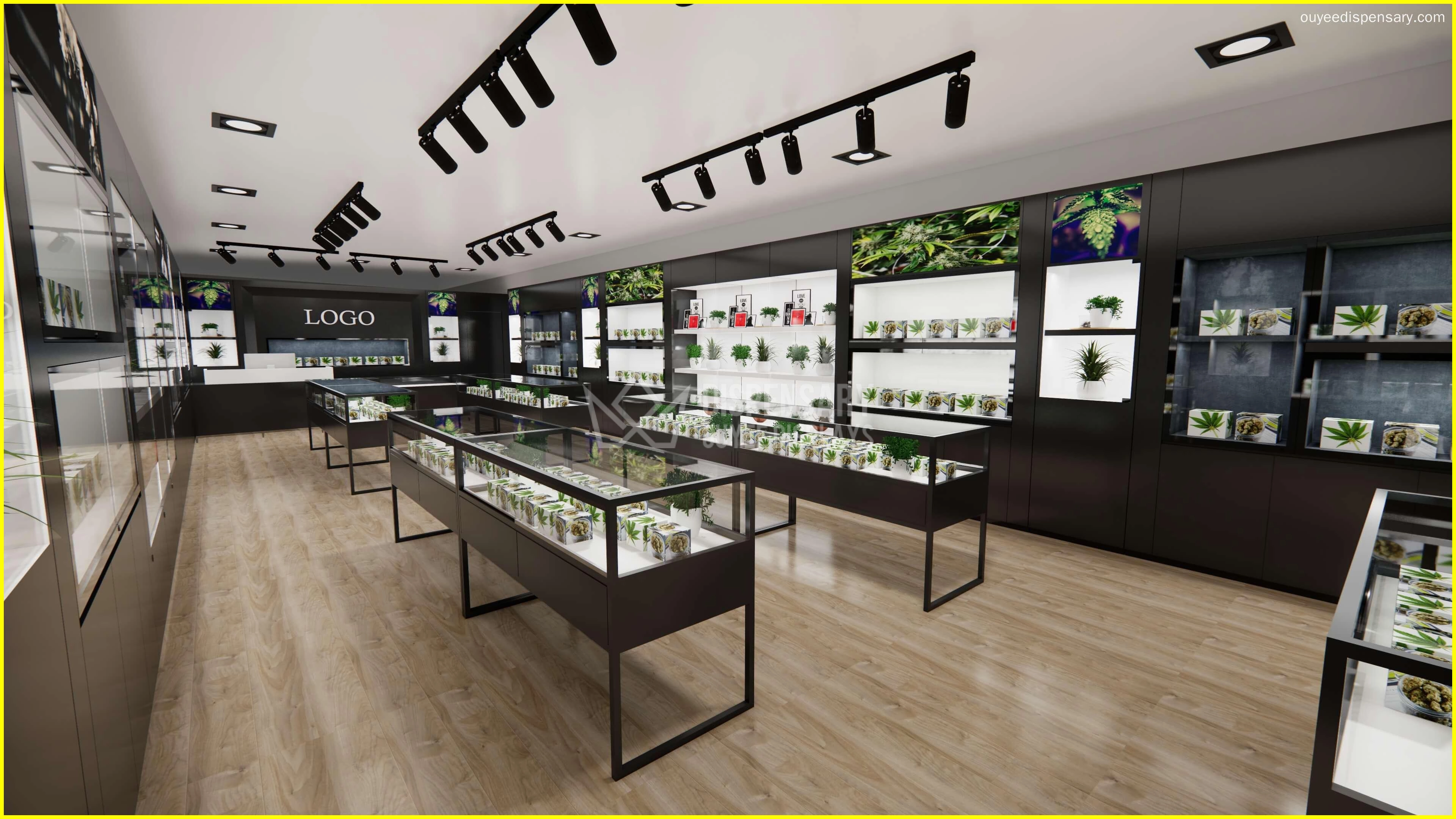wholesale display fixtures for cannabis - Ouyee