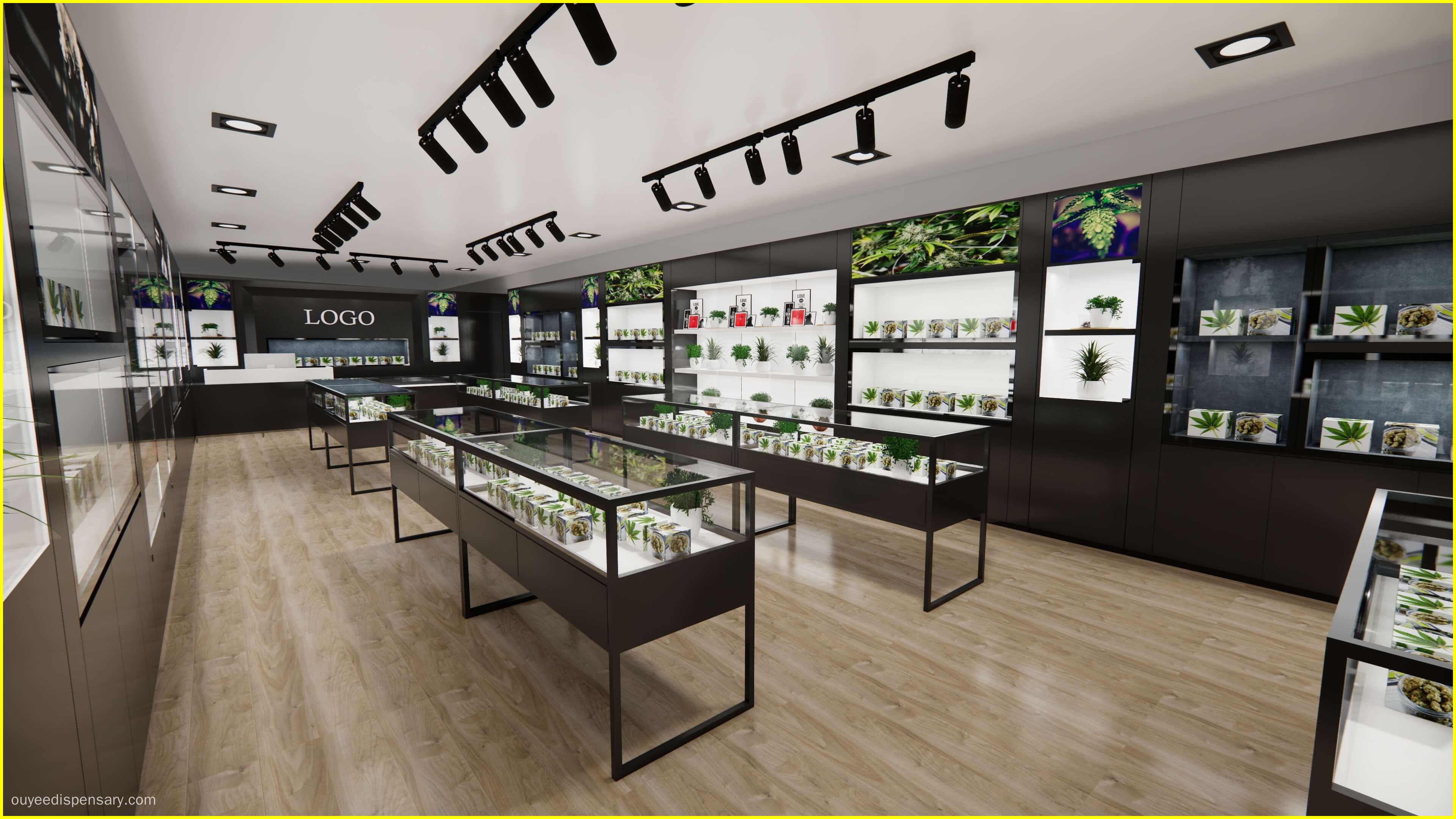 wholesale display fixtures for cannabis - Ouyee