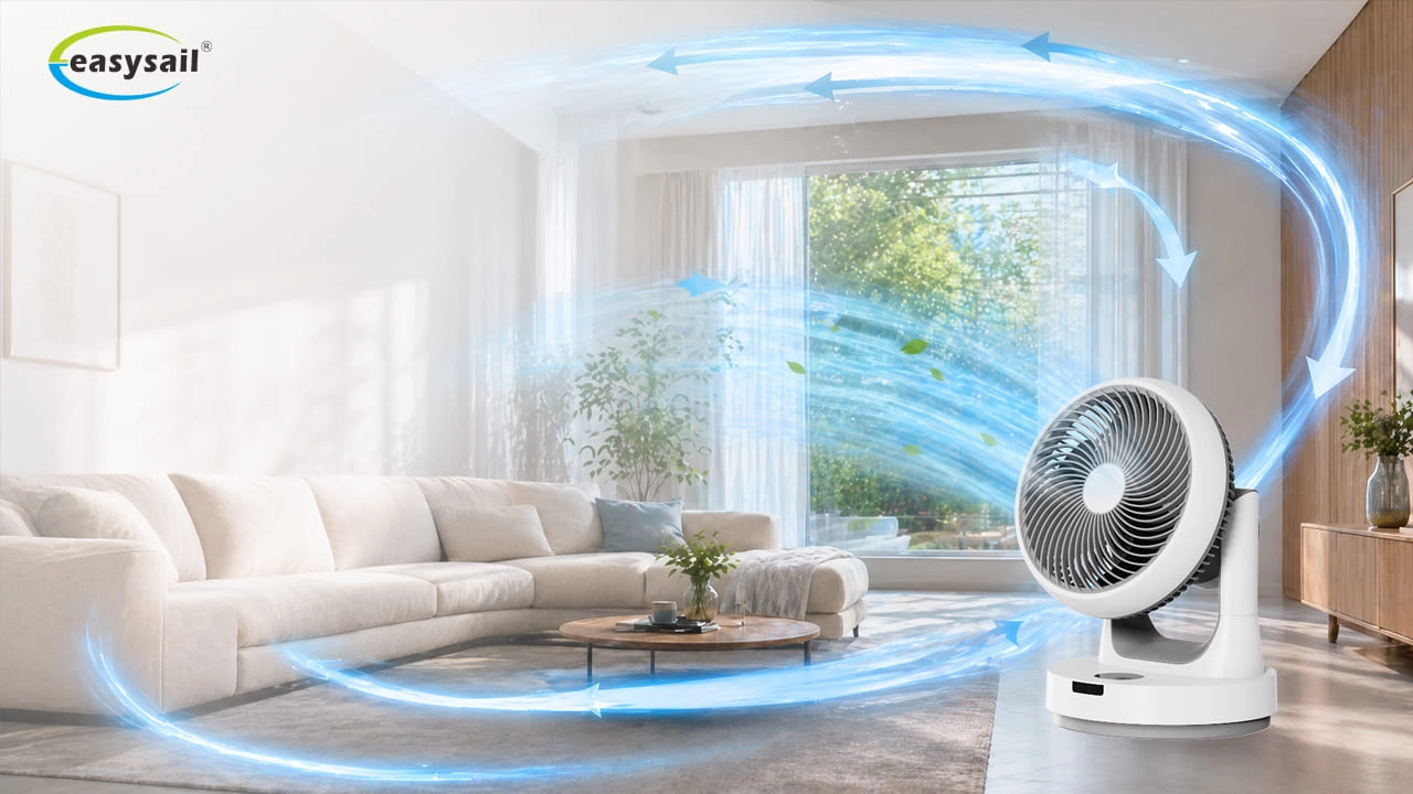 Easysail_Air_Ciruculator_Fan_Wholeroom - Easysail