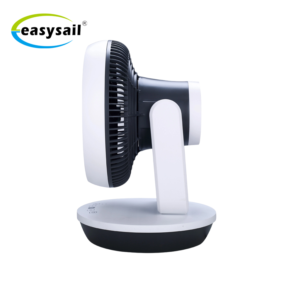 FSC-E1-desktop circulation-fan-touch-screen-side-view