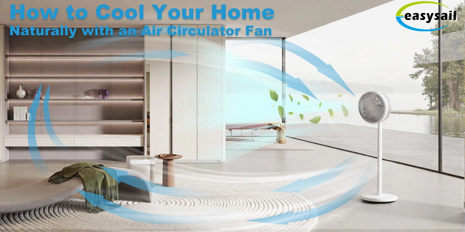 How to Cool Your Home Naturally with an Air Circulator Fan - Easysail