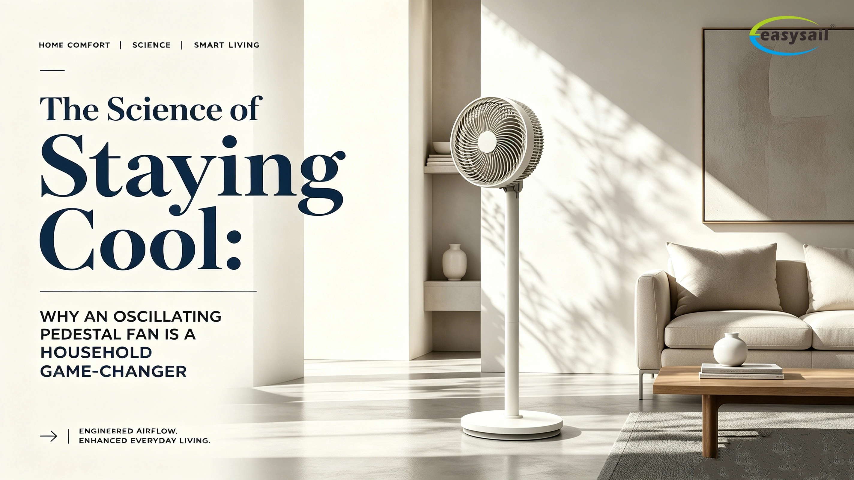 The Science of Staying Cool Why an Oscillating Pedestal Fan is a Household Game-Changer - Easysail