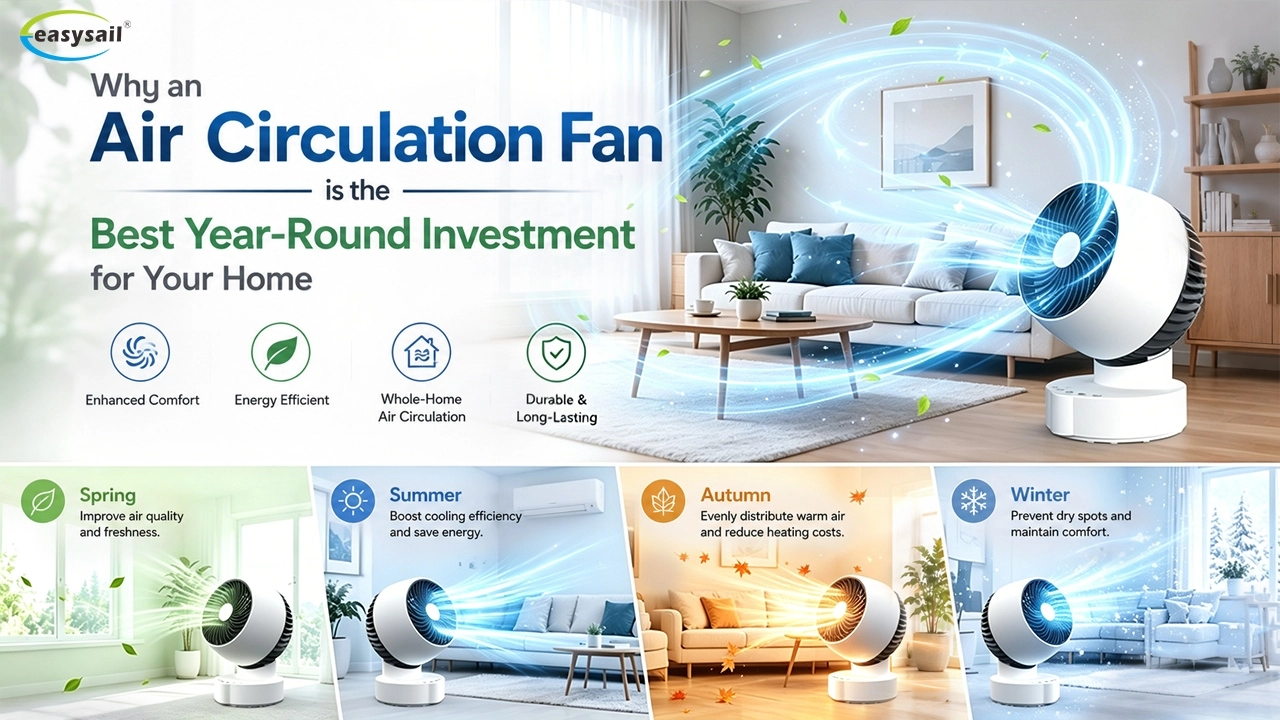 Why an Air Circulation Fan is the Best Year-Round Investment for Your Home - Easysail
