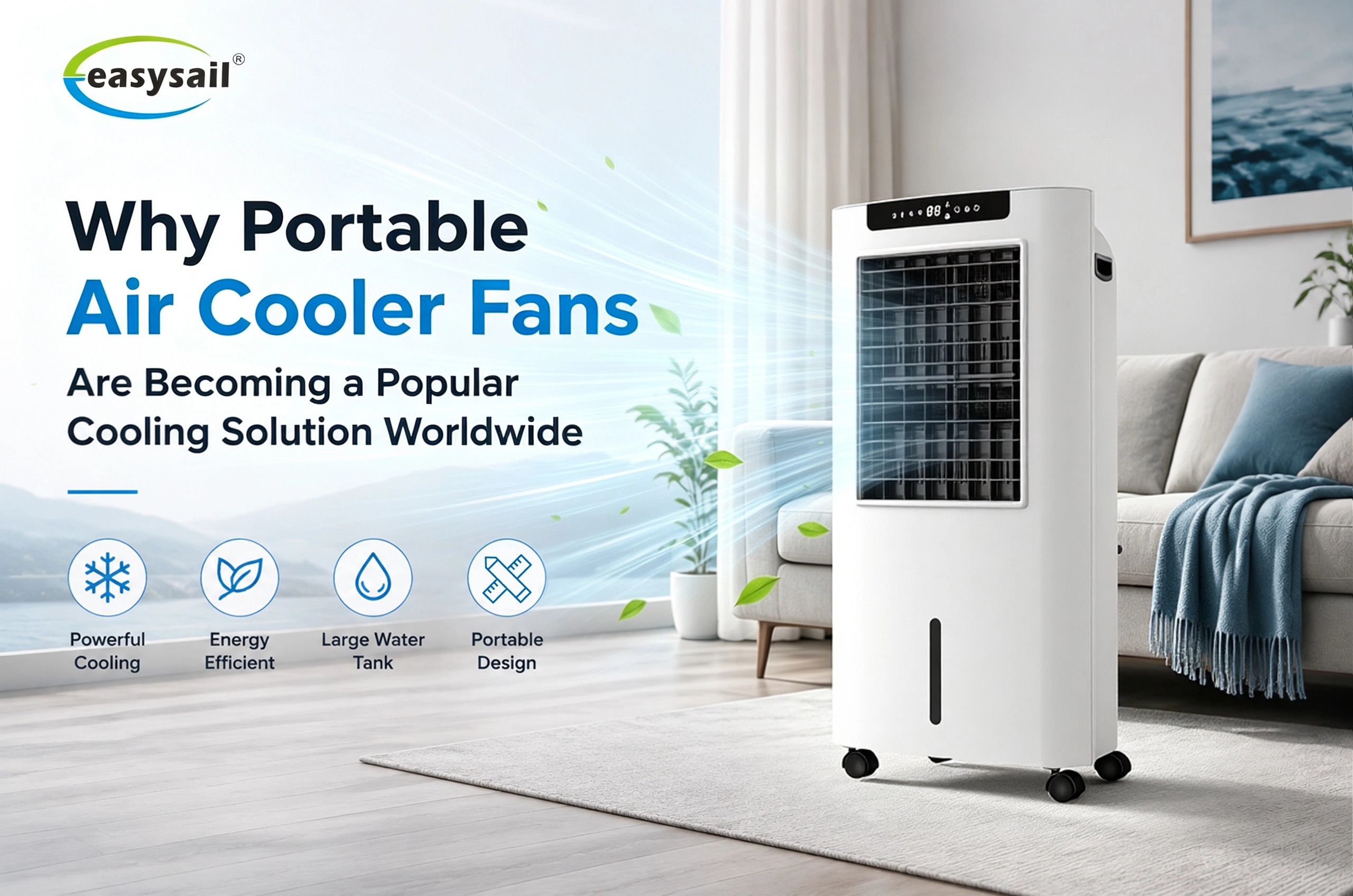 Why Portable Air Cooler Fans Are Becoming a Popular Cooling Solution Worldwide - Easysail
