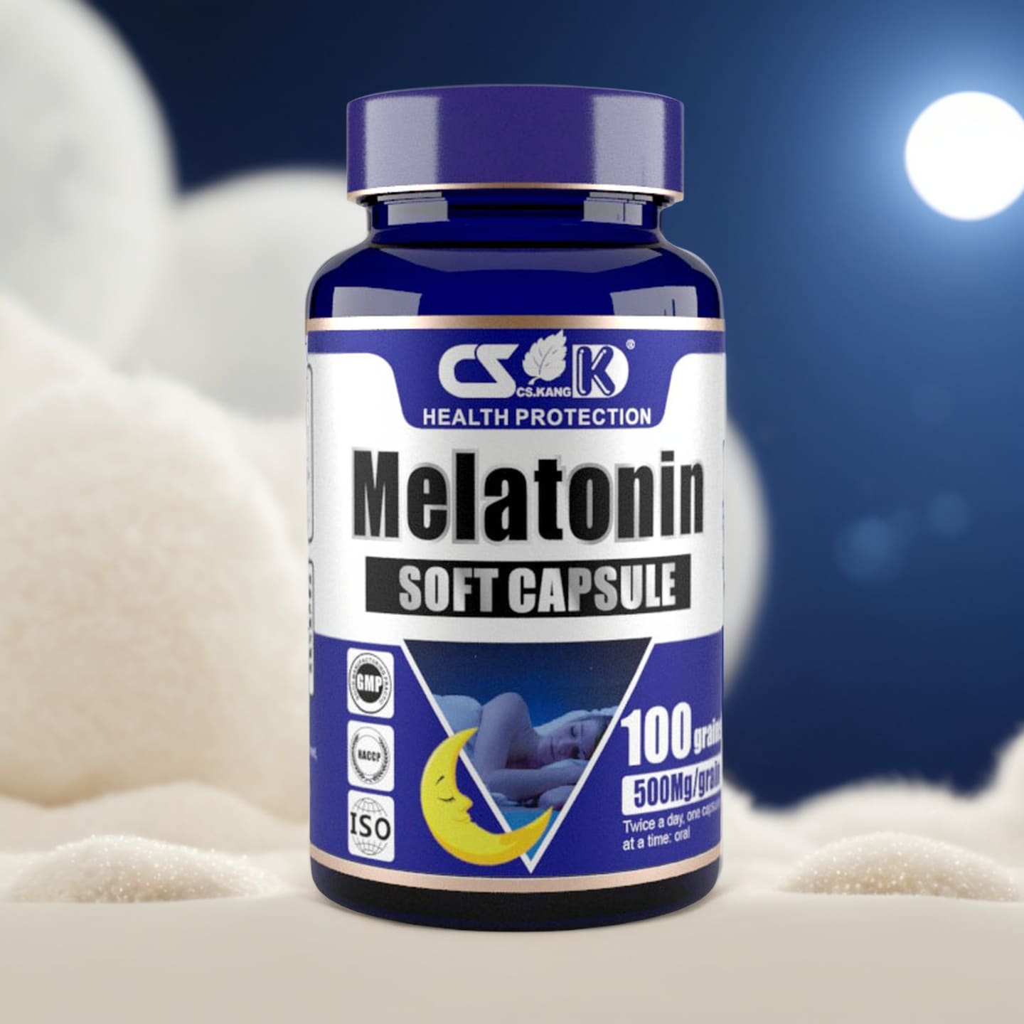 Melatonin soft capsules - CSK Biotech