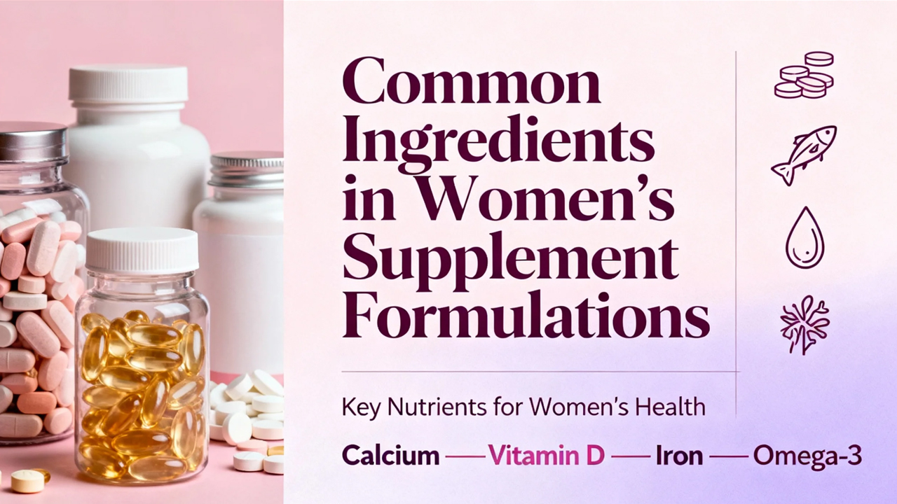 Common-Ingredients-in-Women&rsquo;s-Supplement-Formulations