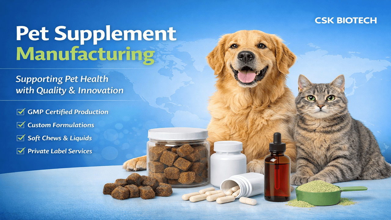 pet supplement manufacturer - CSK Biotech