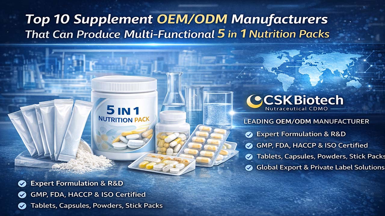 5 in 1 supplement pack - CSK Biotech