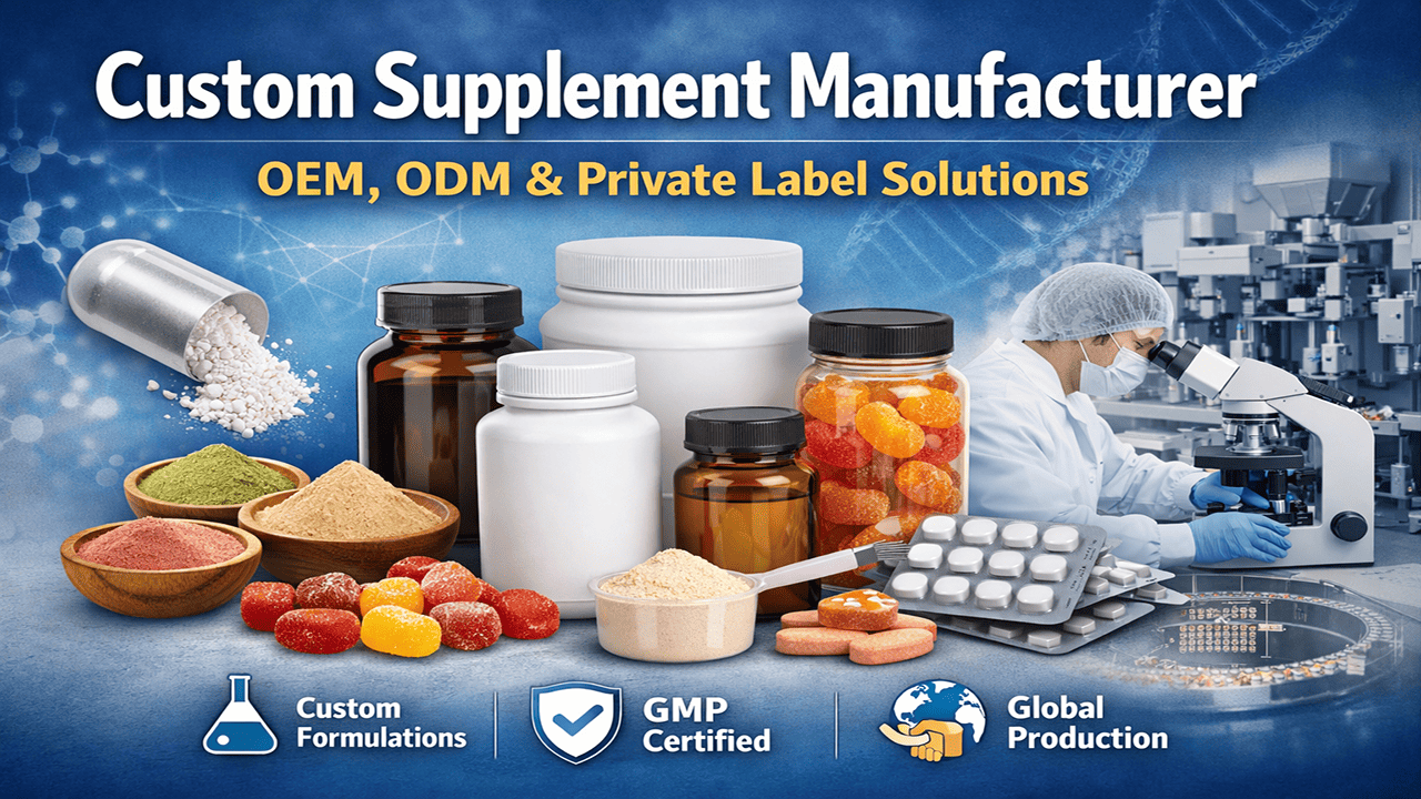 Custom Supplement Manufacturer - CSK Biotech
