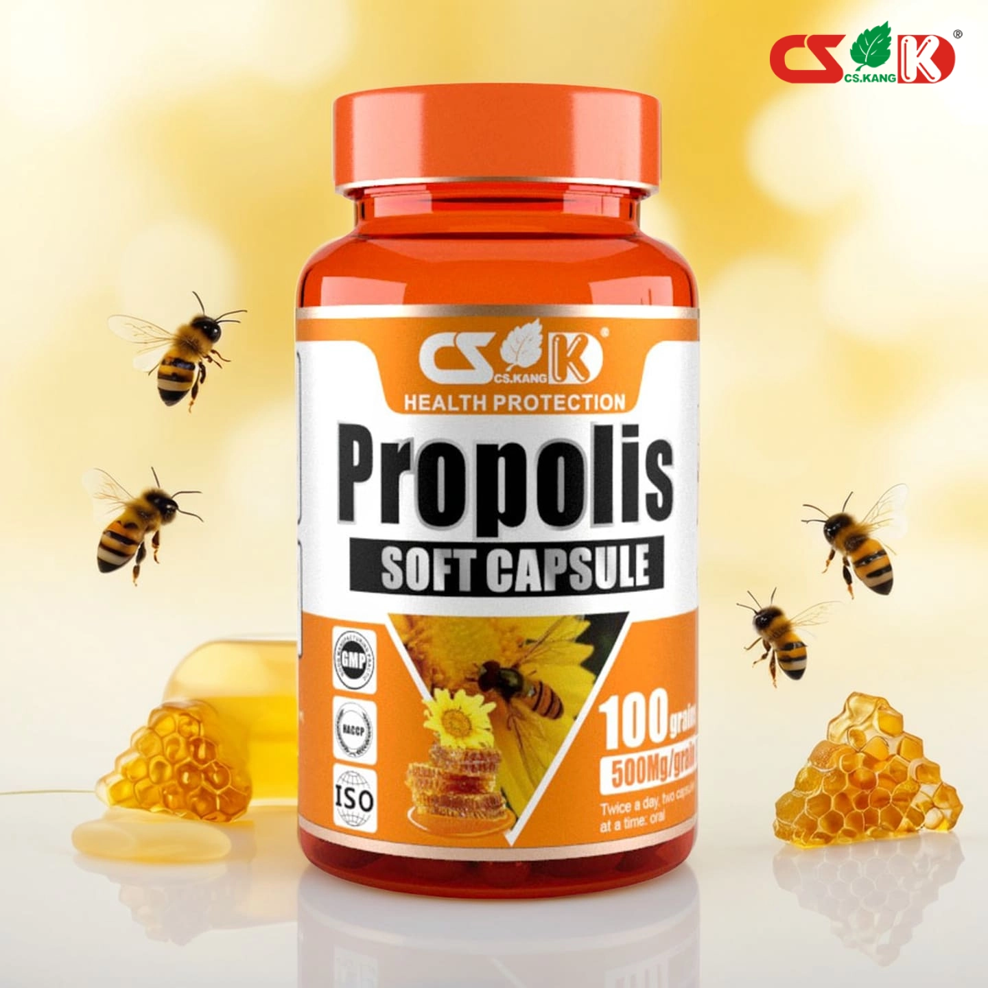 Propolis soft capsule - CSK Biotech Propolis soft capsule - CSK Biotech